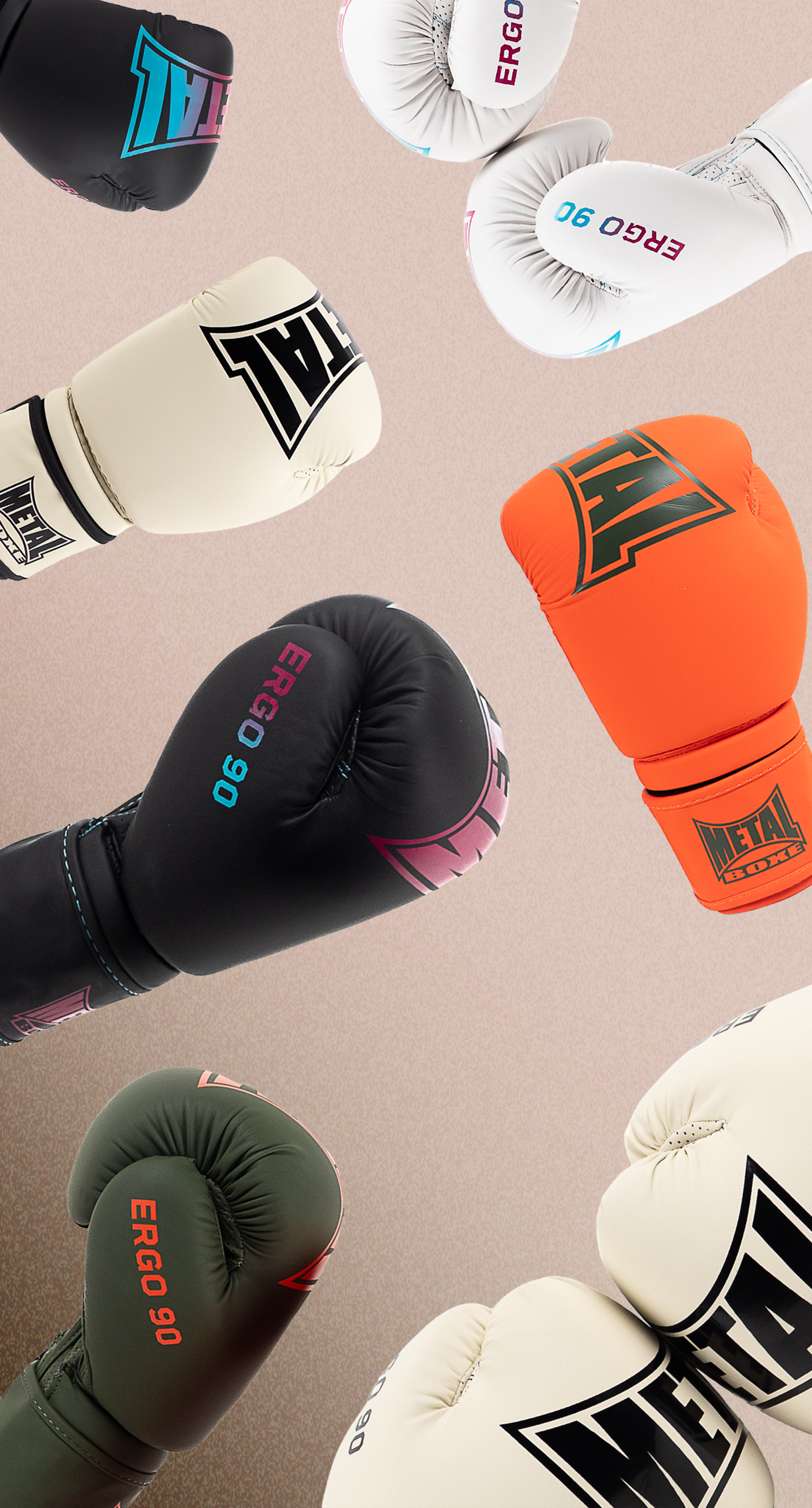 gants de boxe metal boxe mma ergo 90 mousse ergonomique innovation entrainement sparring amateur pro compétition