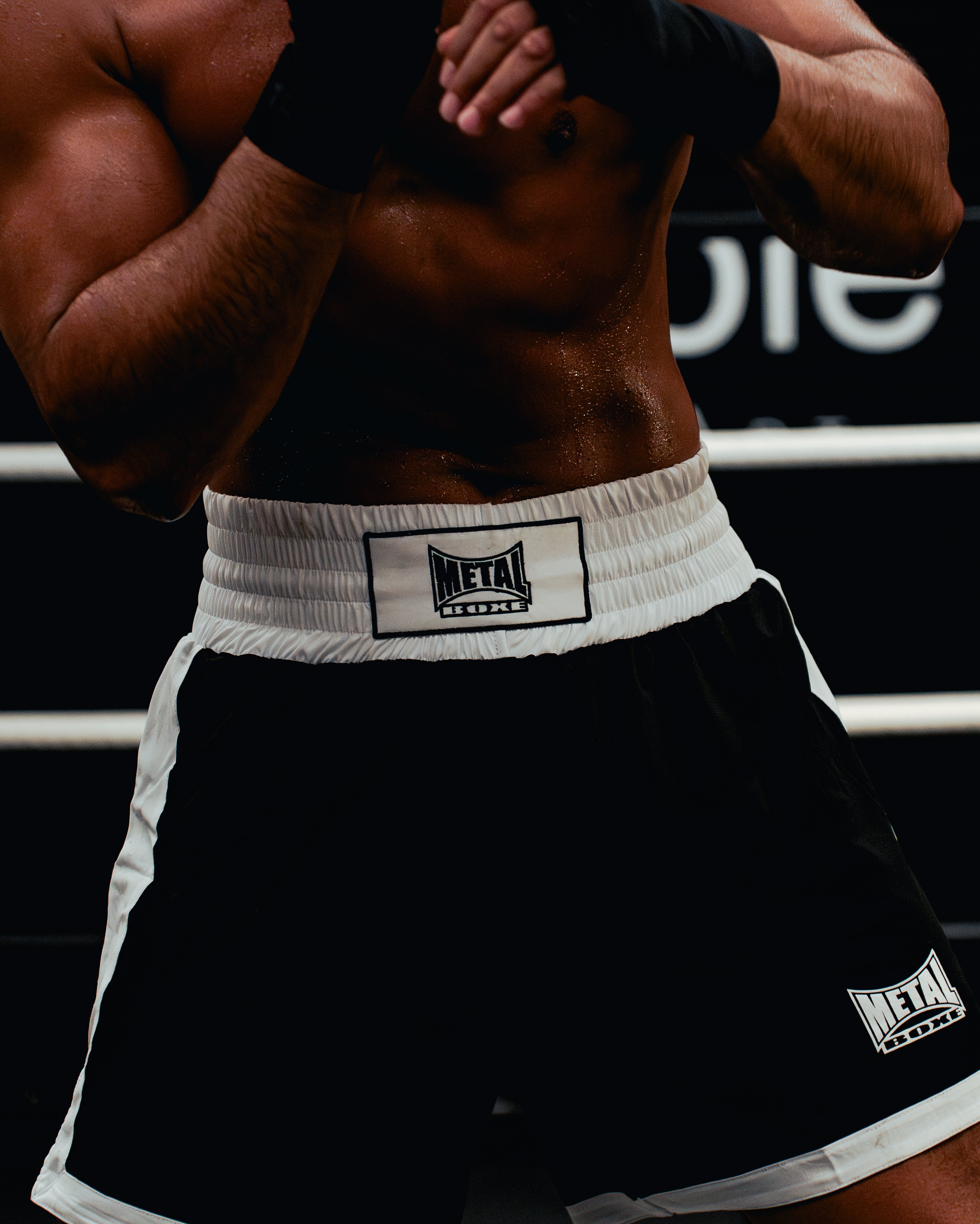 SHORT DE BOXE ONE NOIR