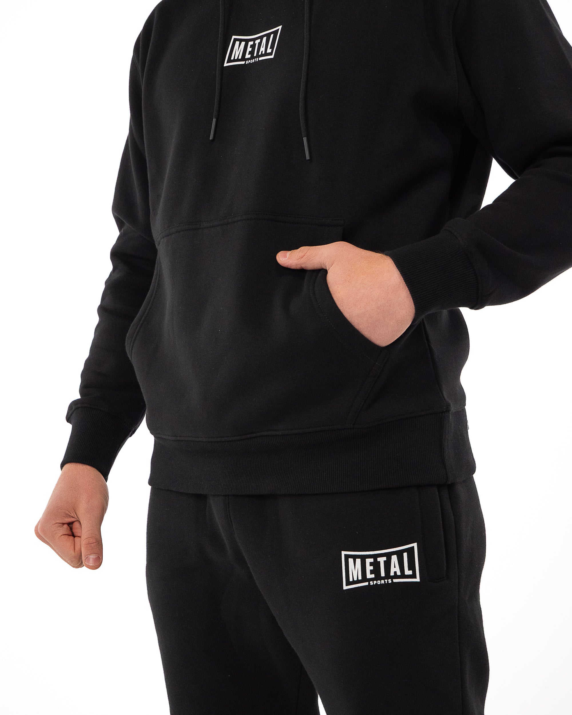 SWEAT A CAPUCHE NOIR