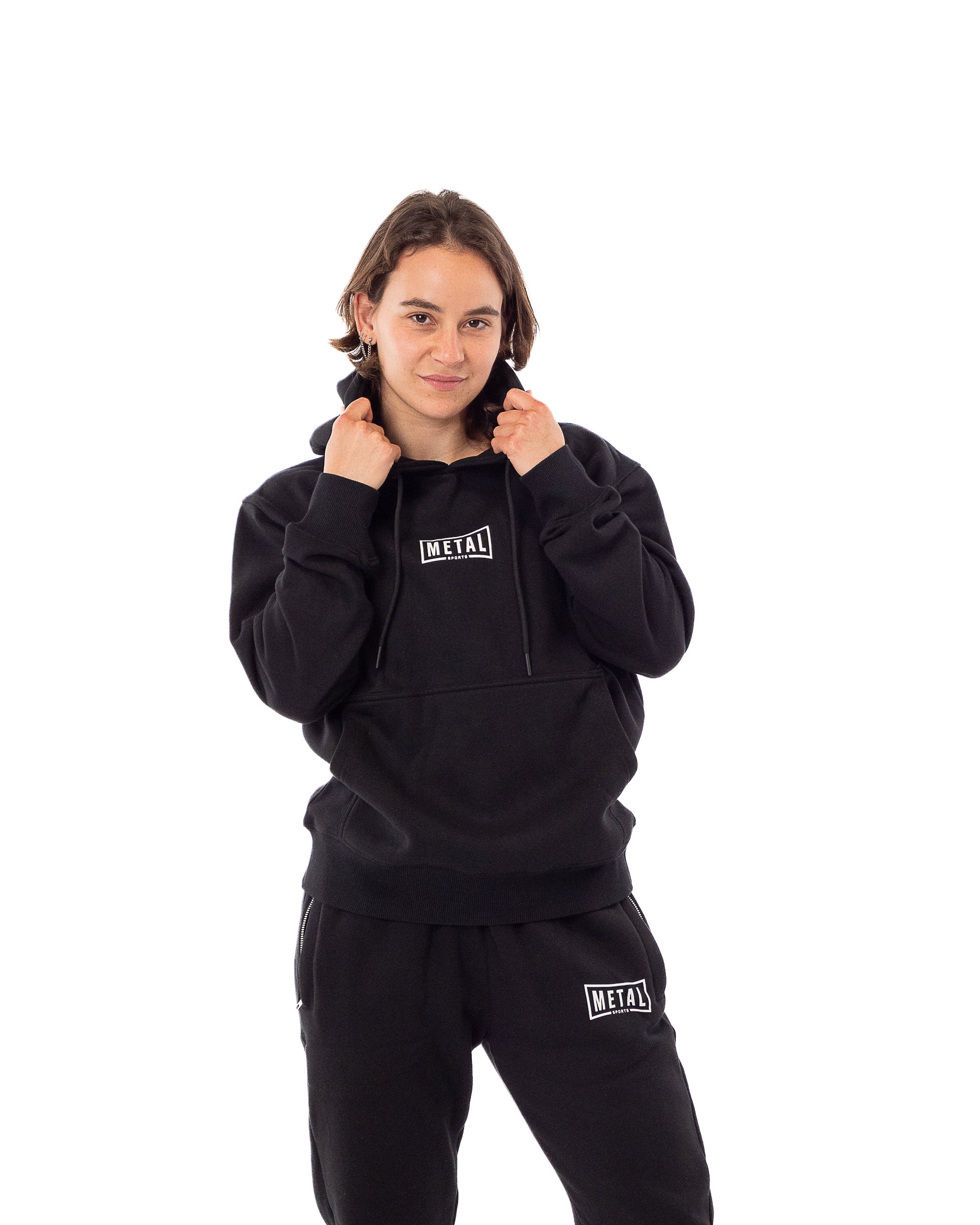 SWEAT A CAPUCHE NOIR
