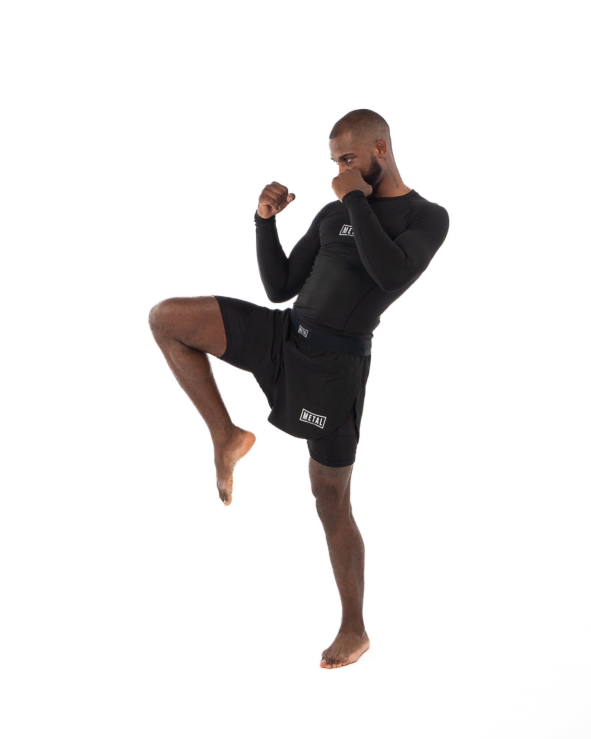 RASHGUARD PERFORMANCE MANCHES LONGUES NOIR