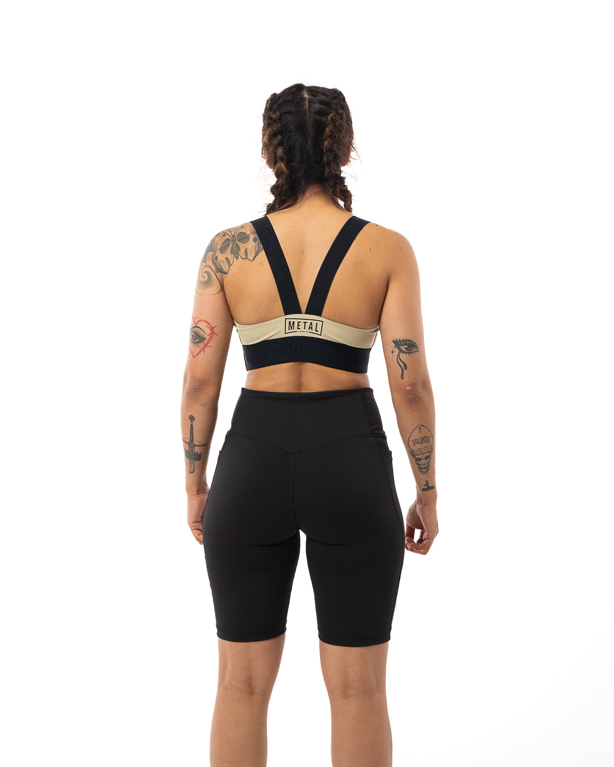 SHORT DE COMPRESSION FEMME NOIR