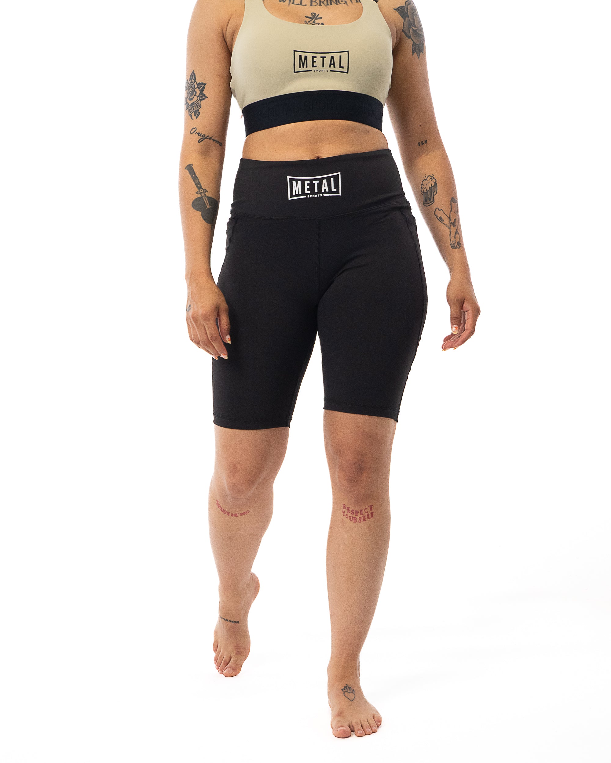 SHORT DE COMPRESSION FEMME NOIR