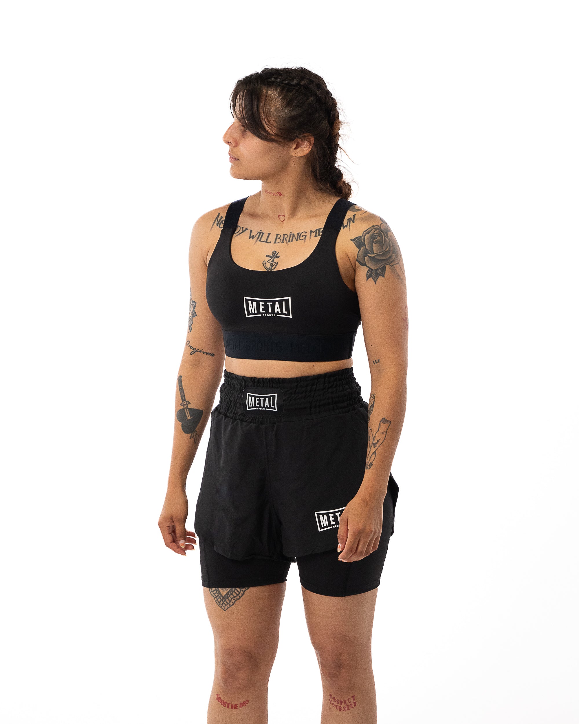 SHORT 2IN1 FEMME NOIR