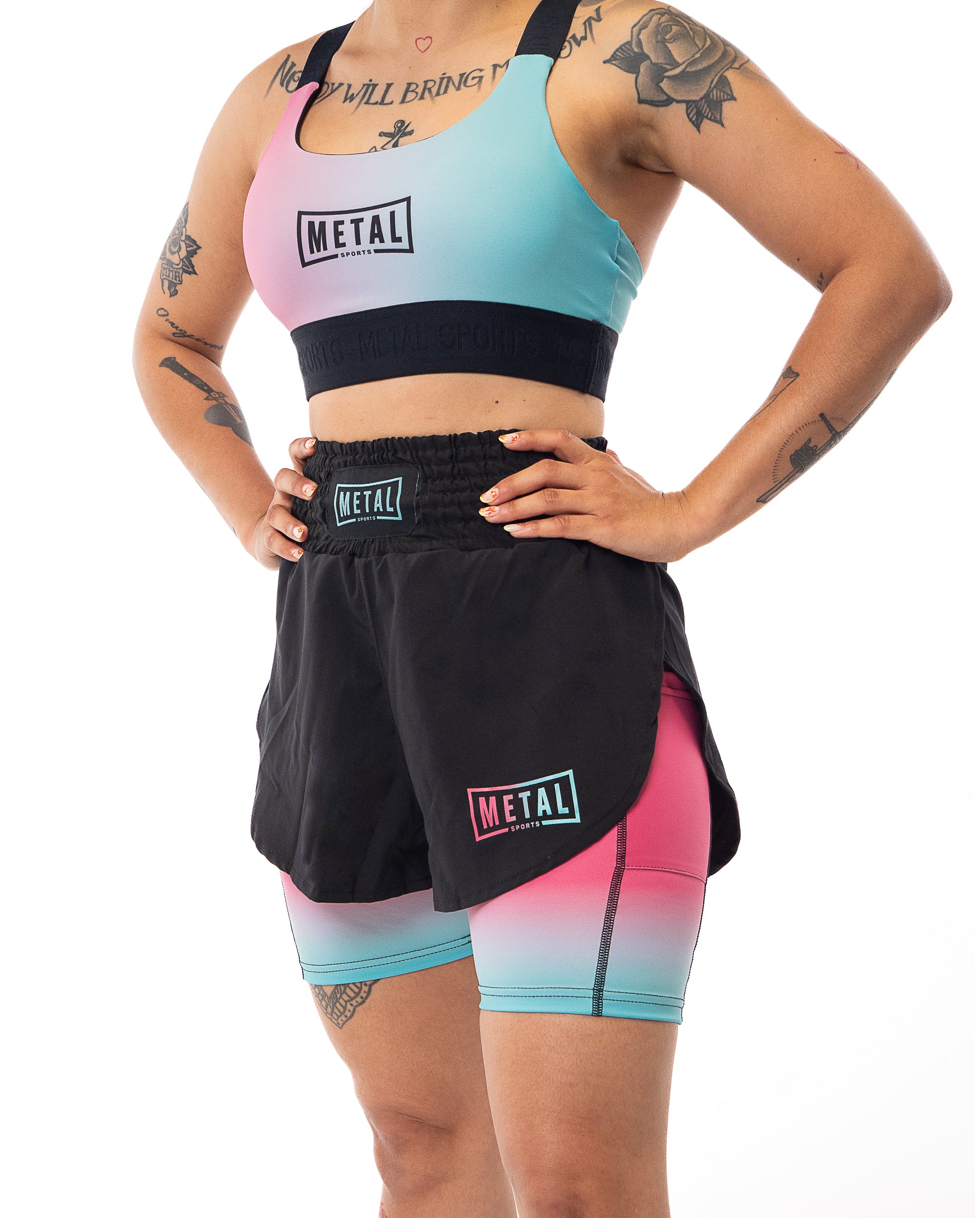 SHORT 2IN1 FEMME MIAMI VICE