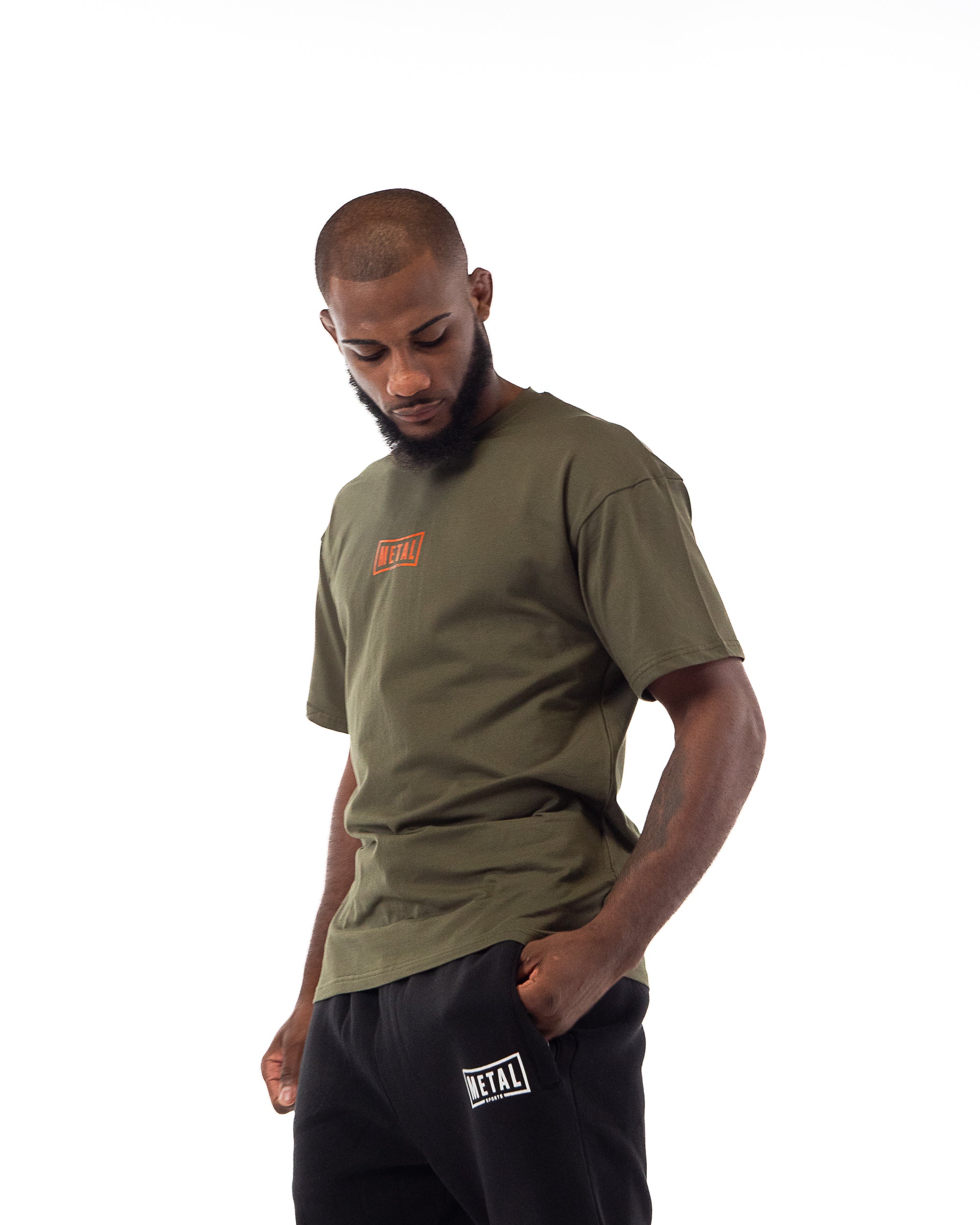 T-SHIRT COTON OLIVE