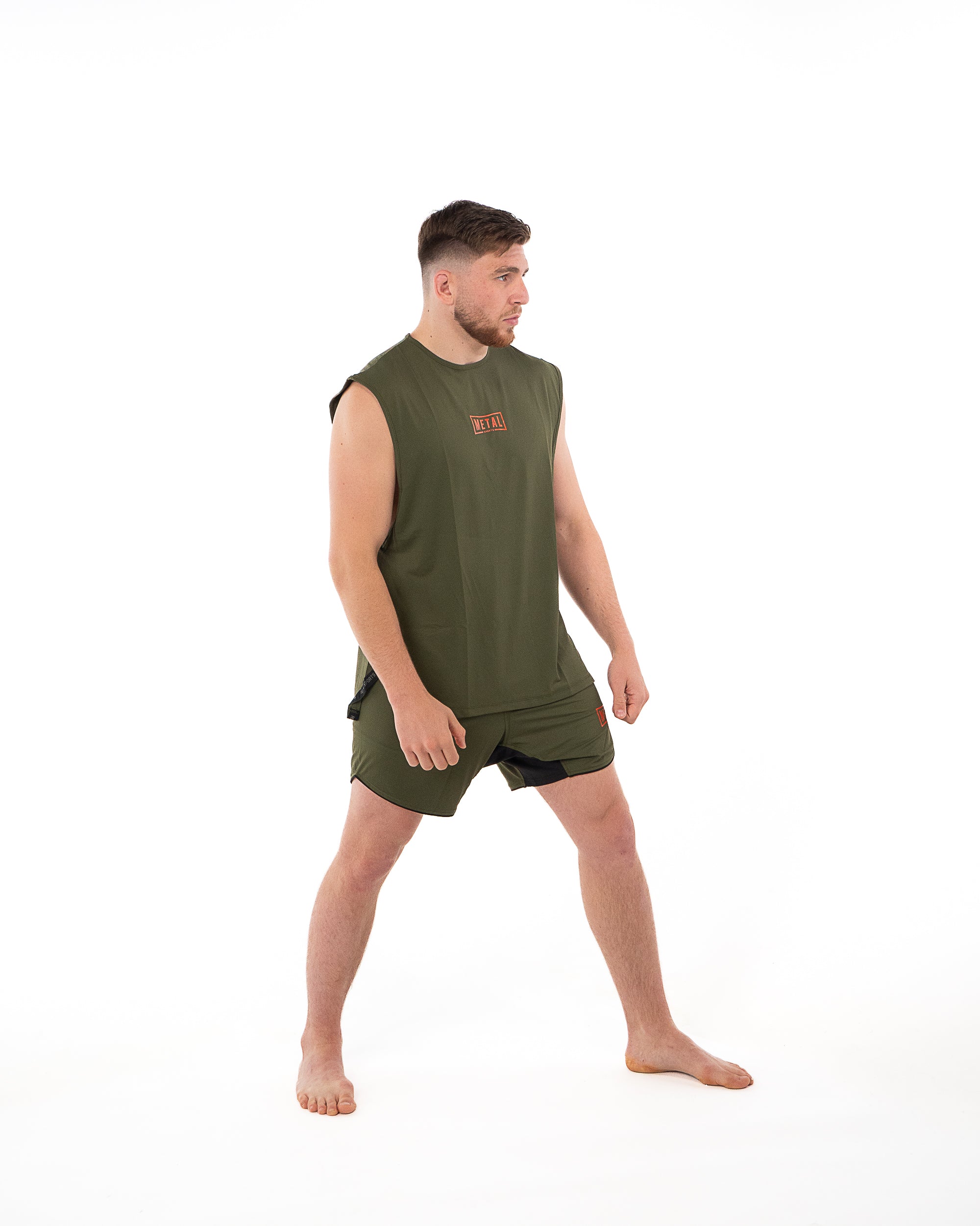 OVERSIZED TRAINING TANK OLIVE