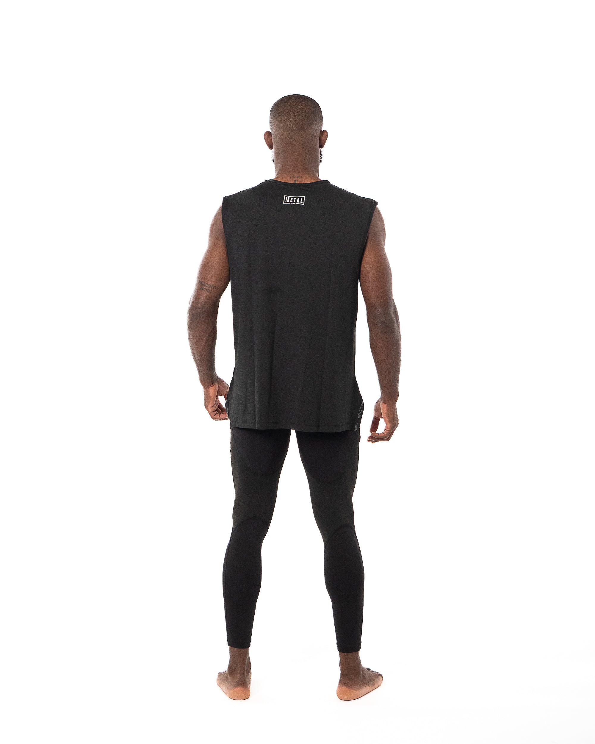 OVERSIZED TRAINING TANK NOIR