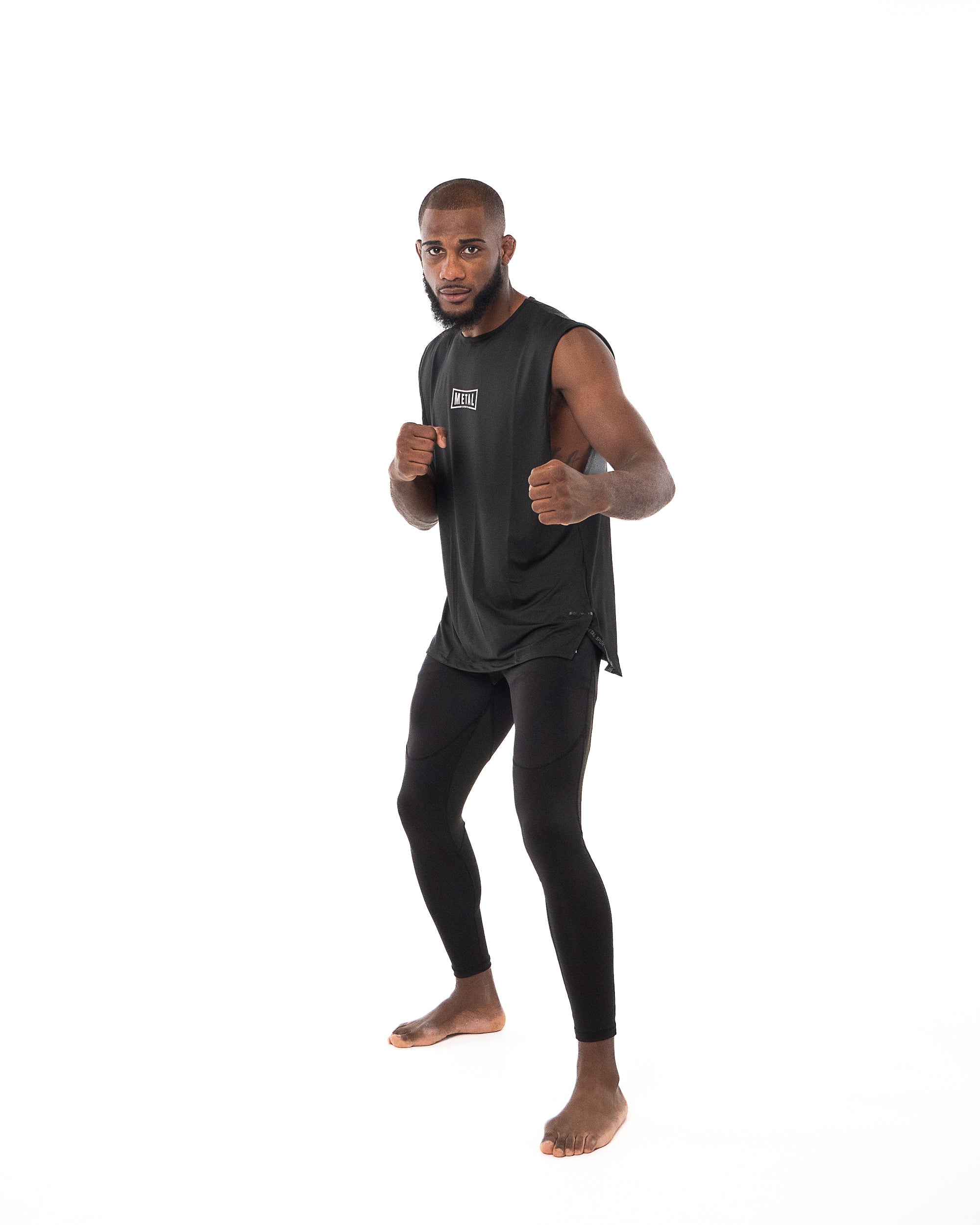 OVERSIZED TRAINING TANK NOIR