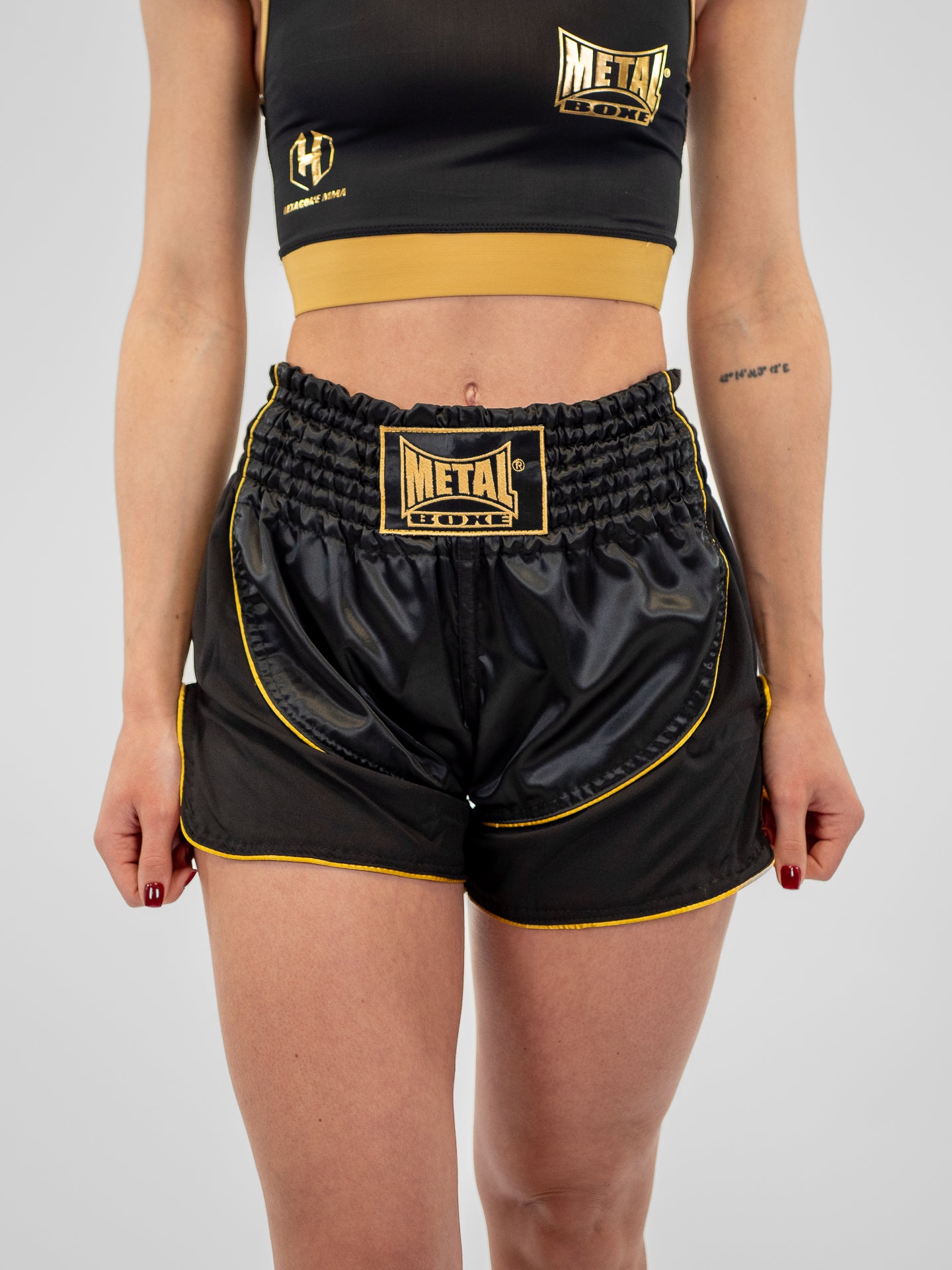 SHORT KICK SIAM BLACK GOLD WOMEN