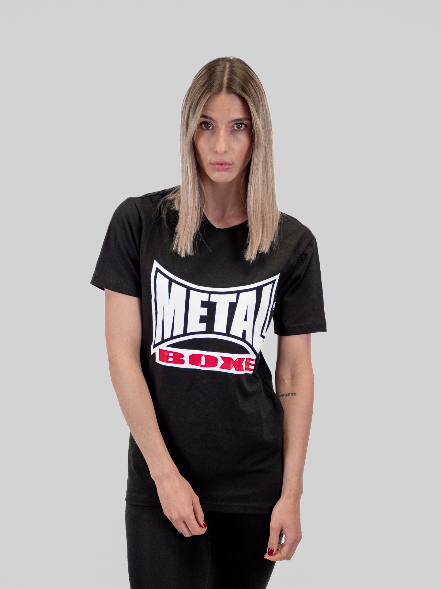 WOMEN’S BLACK VISUAL T-SHIRT