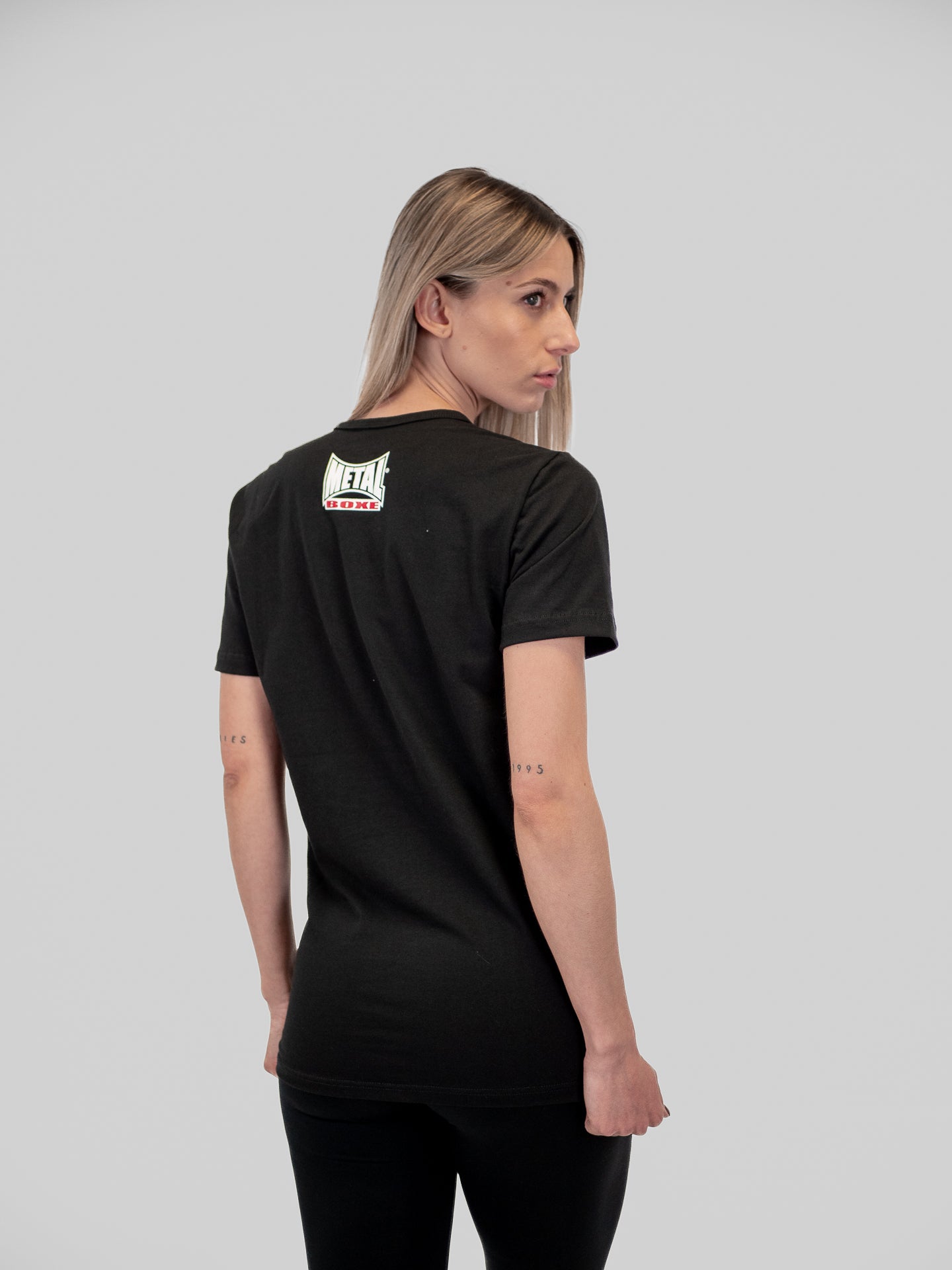 WOMEN’S BLACK VISUAL T-SHIRT