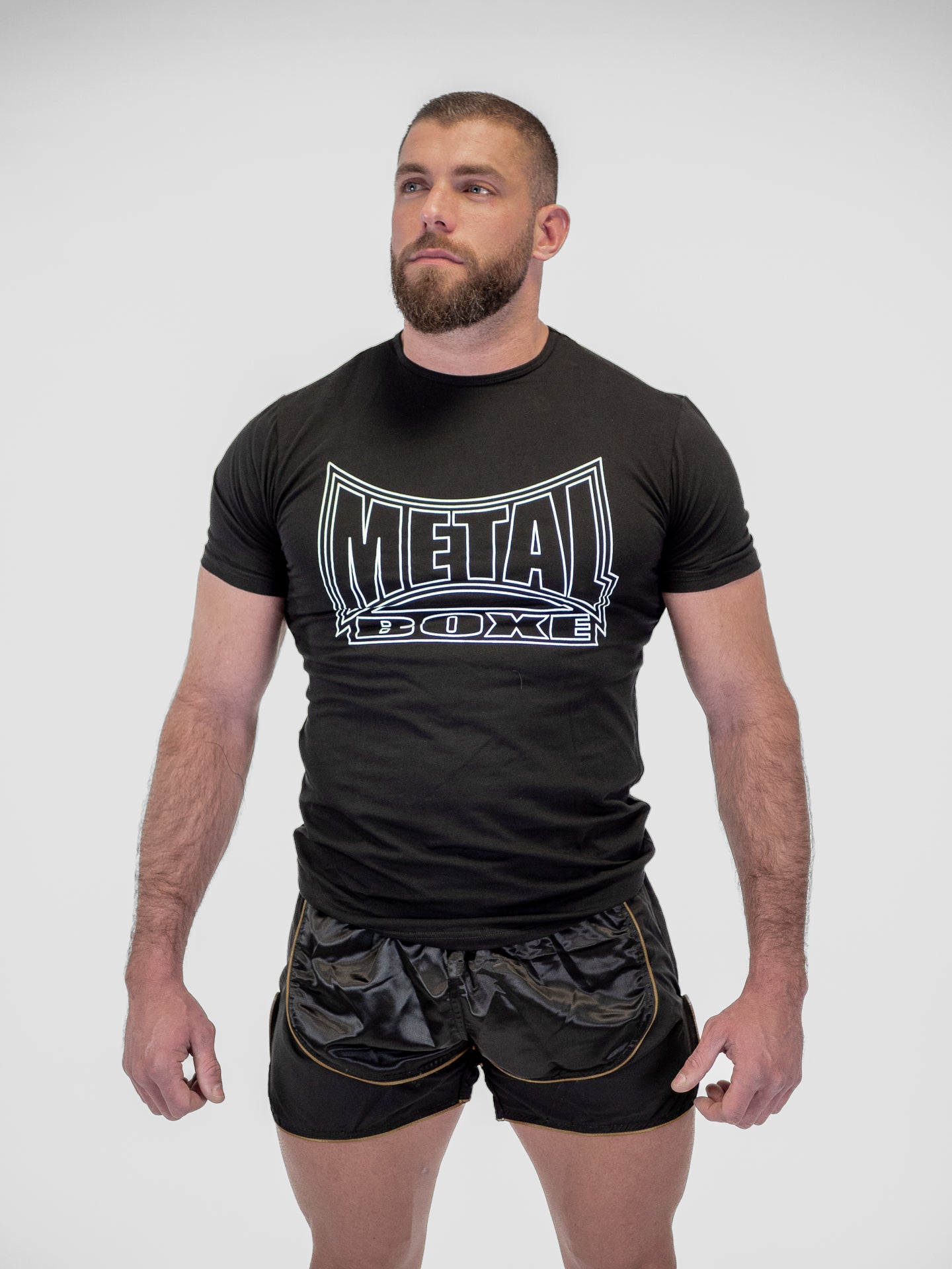 ONE MEN'S T-SHIRT BLACK WHITE
