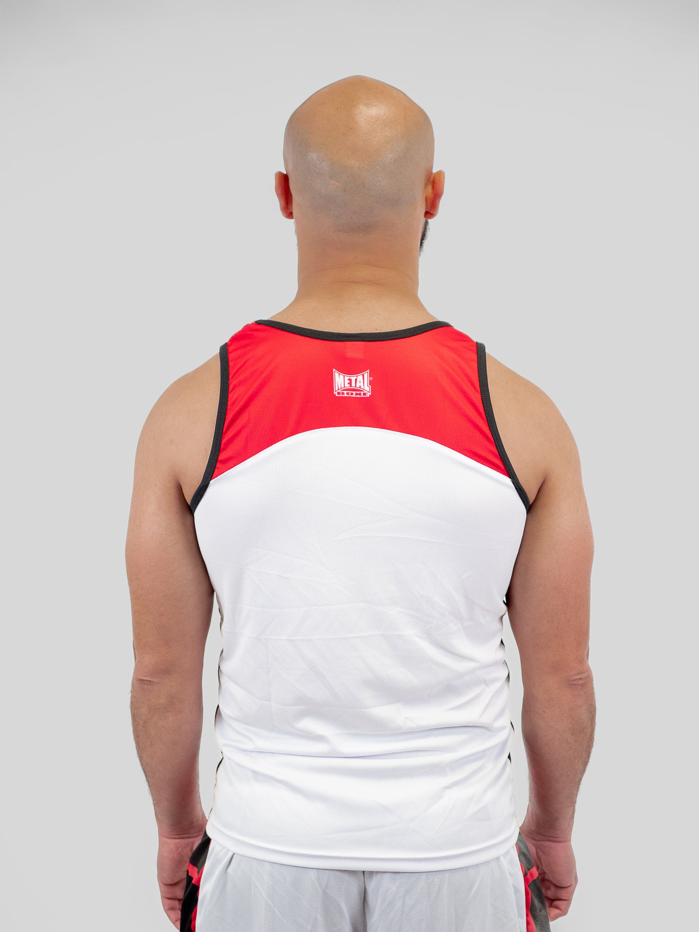 SHORTS + TANK TOP ADULT COMPETITION BOXING WHITE