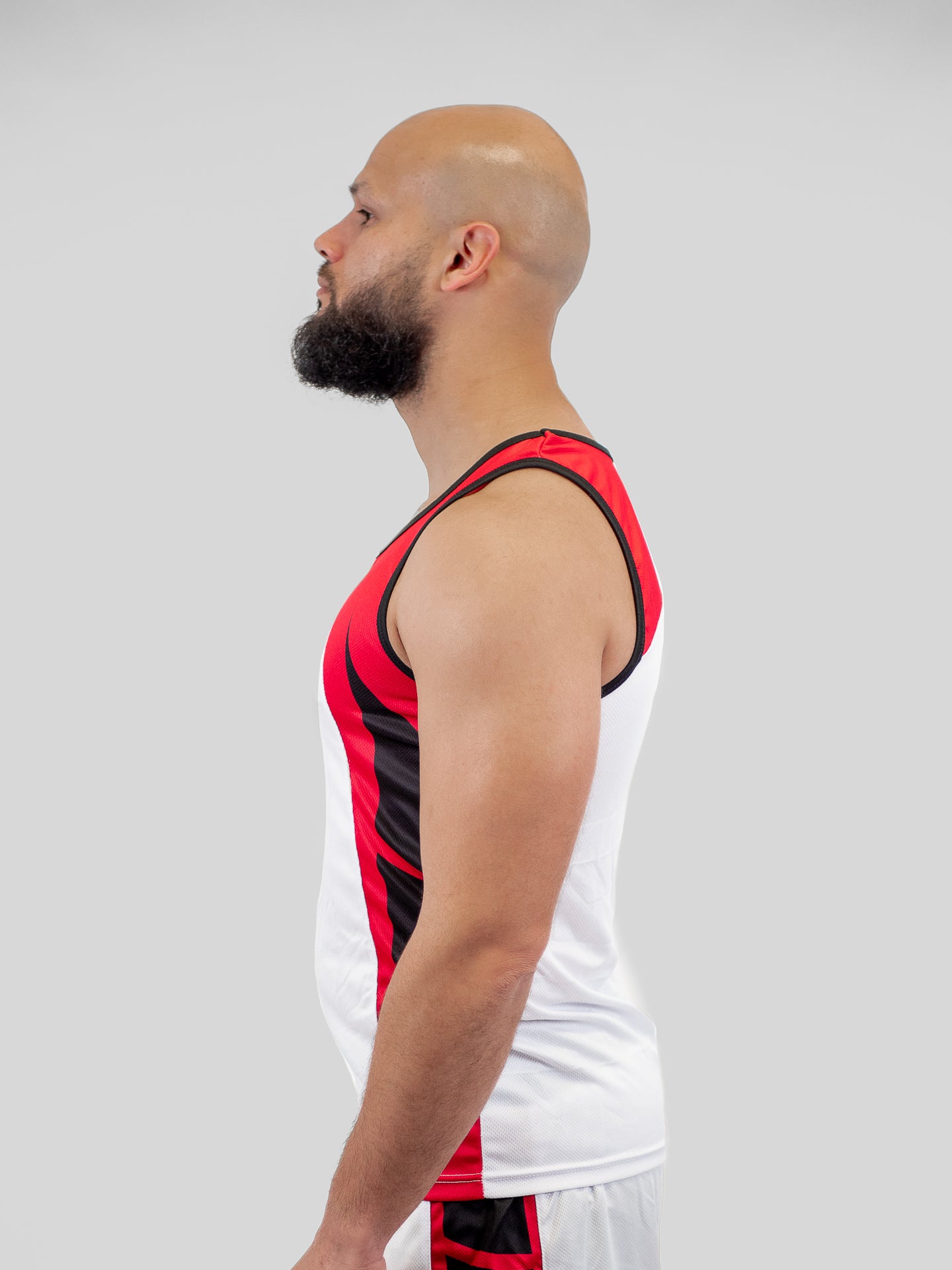 SHORTS + TANK TOP ADULT COMPETITION BOXING WHITE