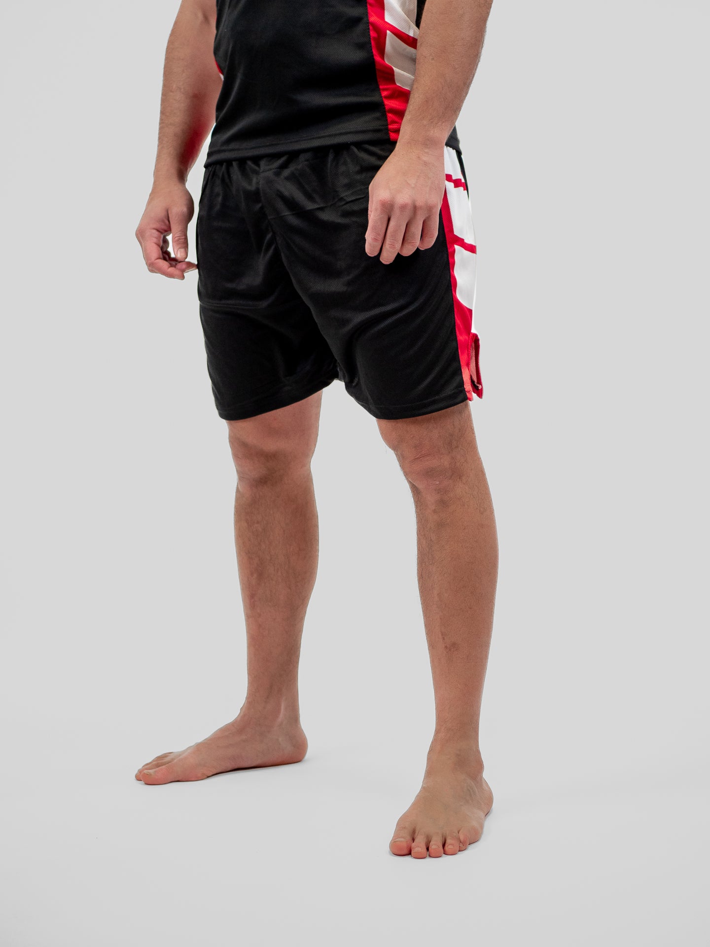 BLACK ADULT COMPETITION BOXING SHORTS + TANK TOP