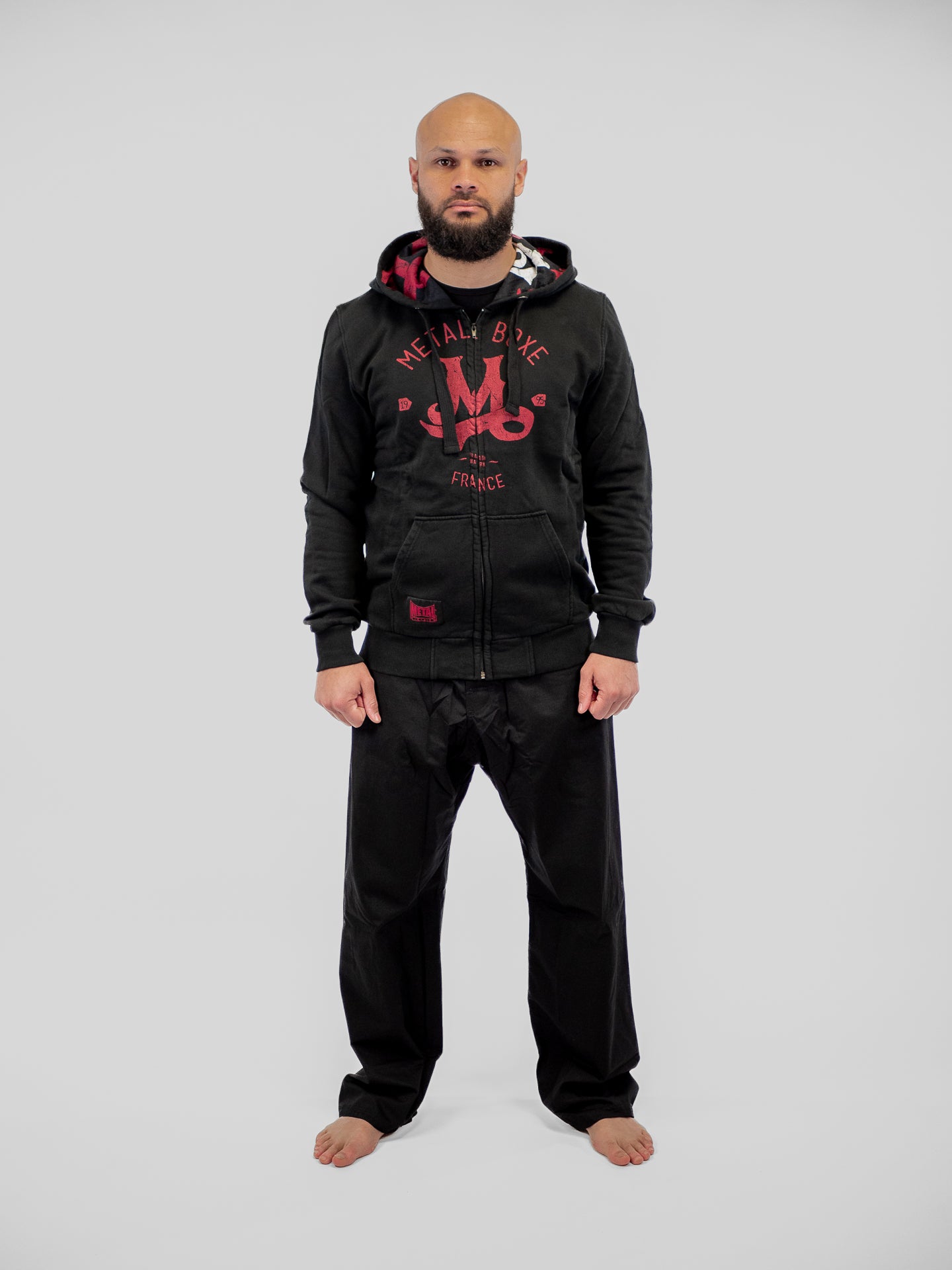BLACK “M” HOODIE