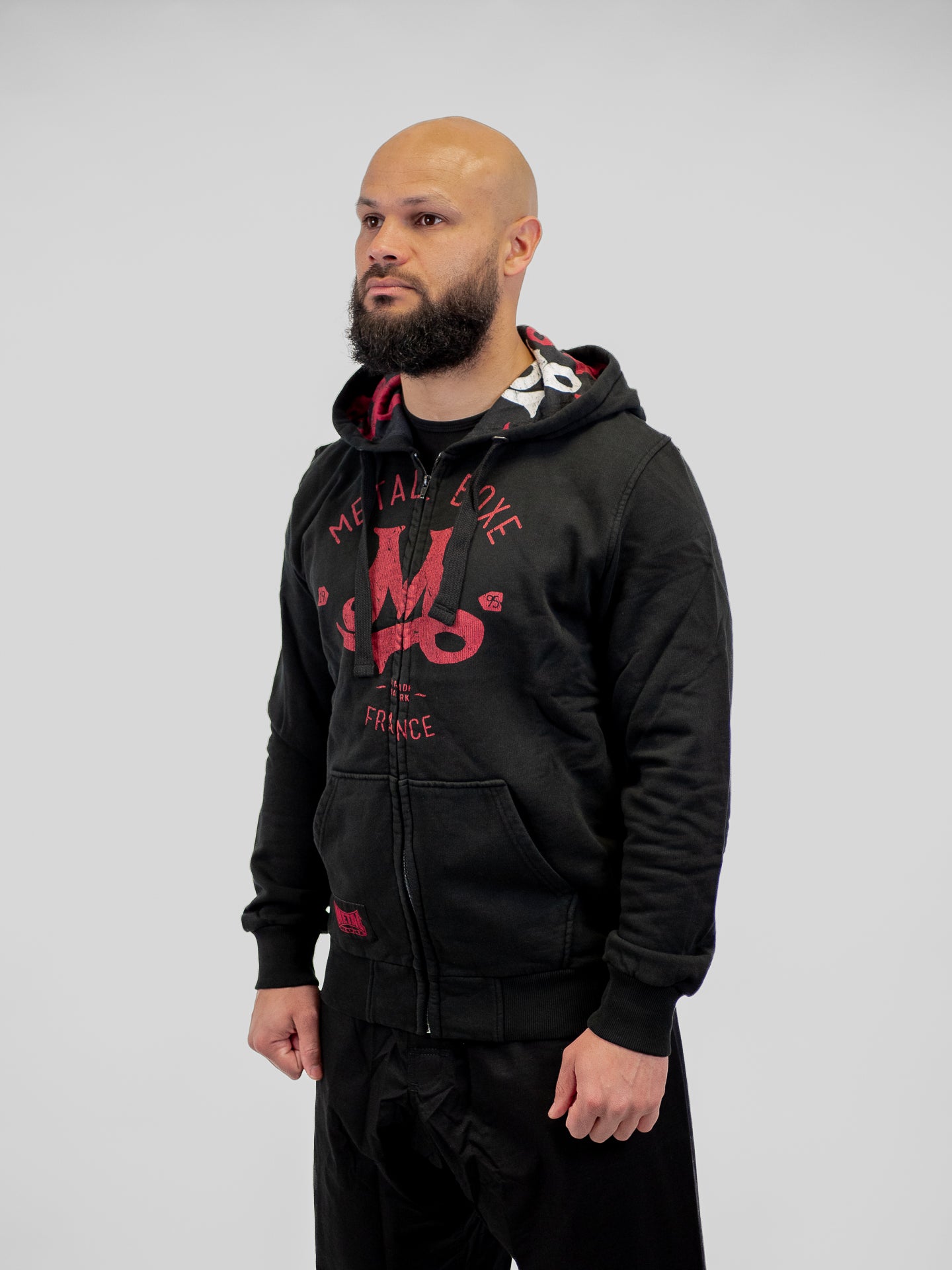 BLACK “M” HOODIE