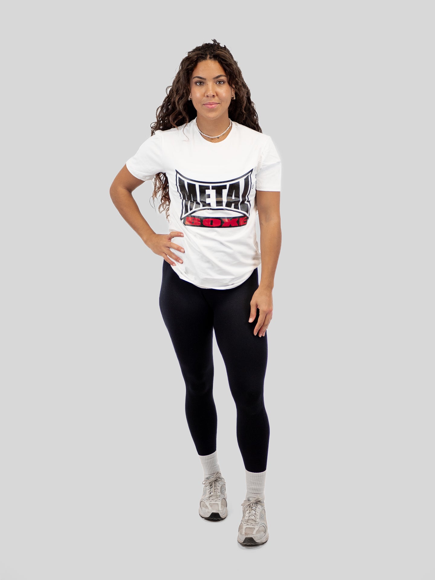 WOMEN’S WHITE VISUAL T-SHIRT