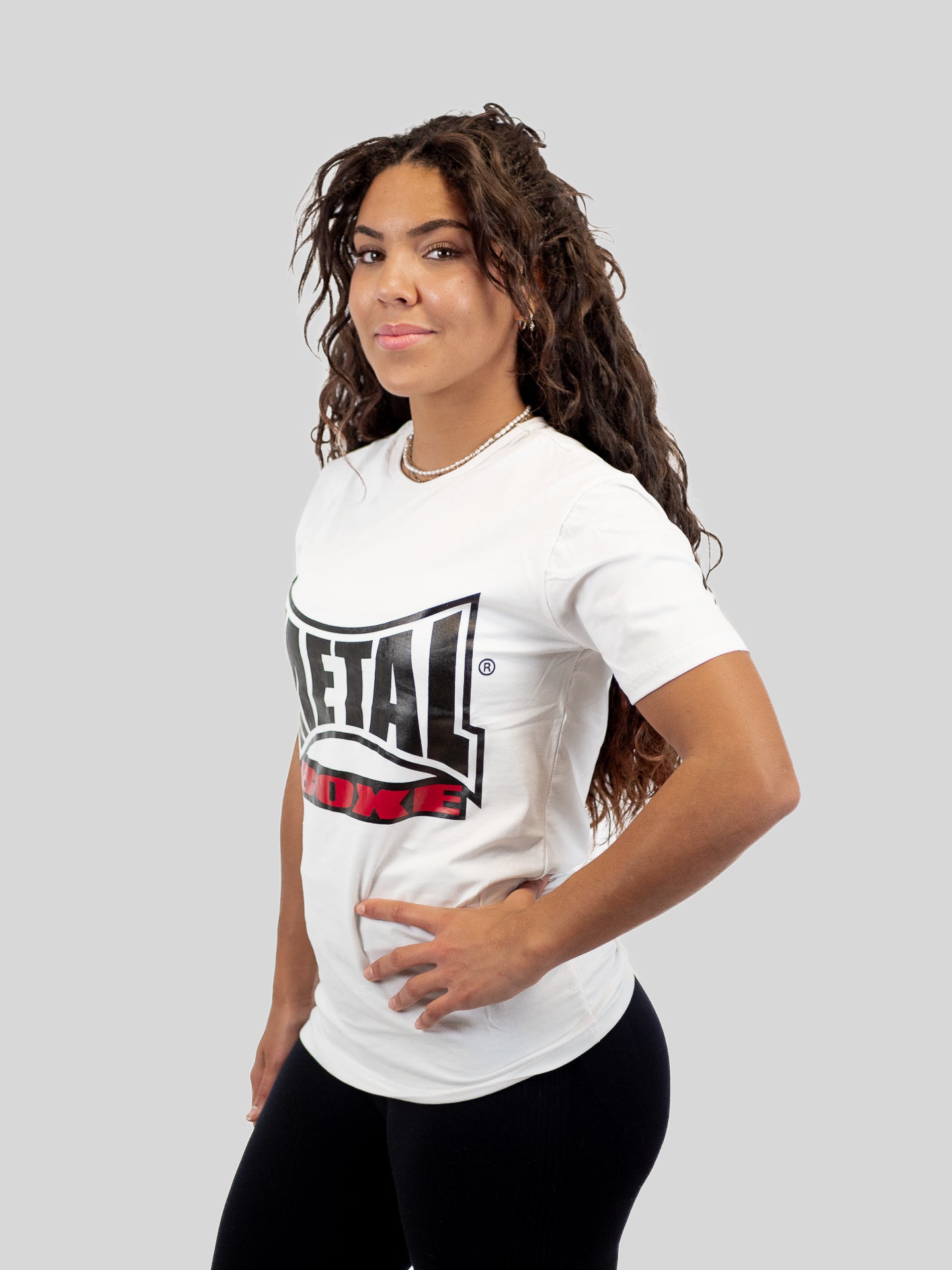 WOMEN’S WHITE VISUAL T-SHIRT