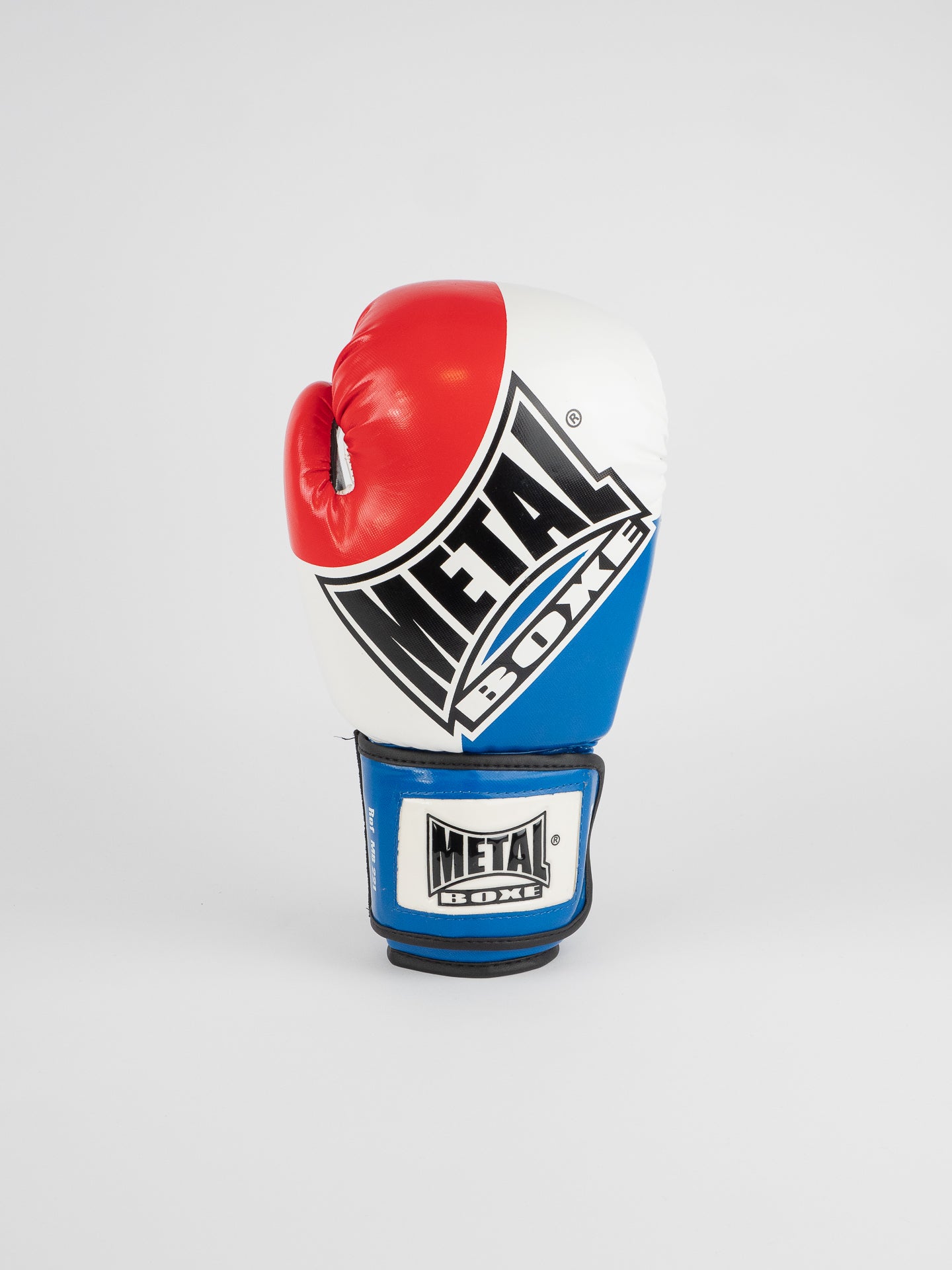 COMPETITION BOXING GLOVES BLUE WHITE RED