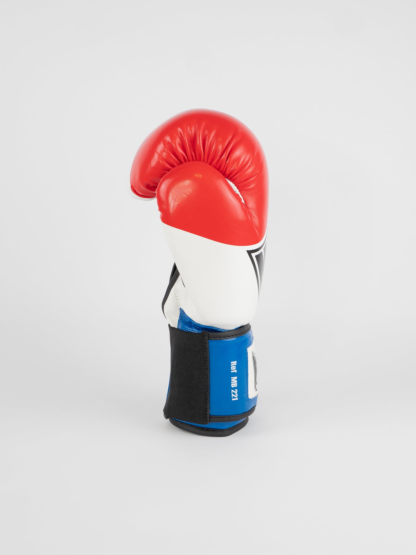 COMPETITION BOXING GLOVES BLUE WHITE RED