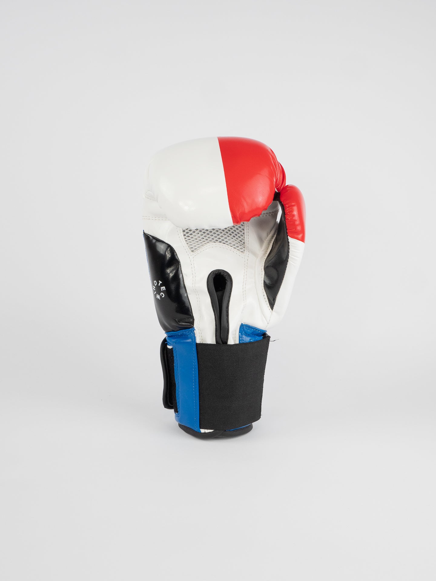 COMPETITION BOXING GLOVES BLUE WHITE RED