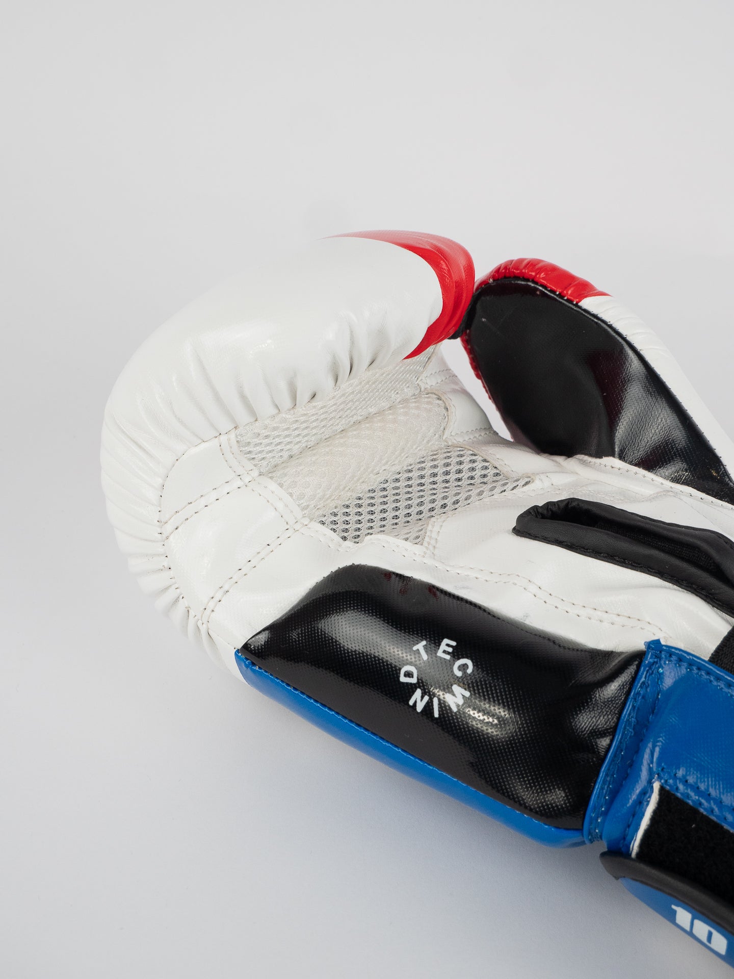 COMPETITION BOXING GLOVES BLUE WHITE RED