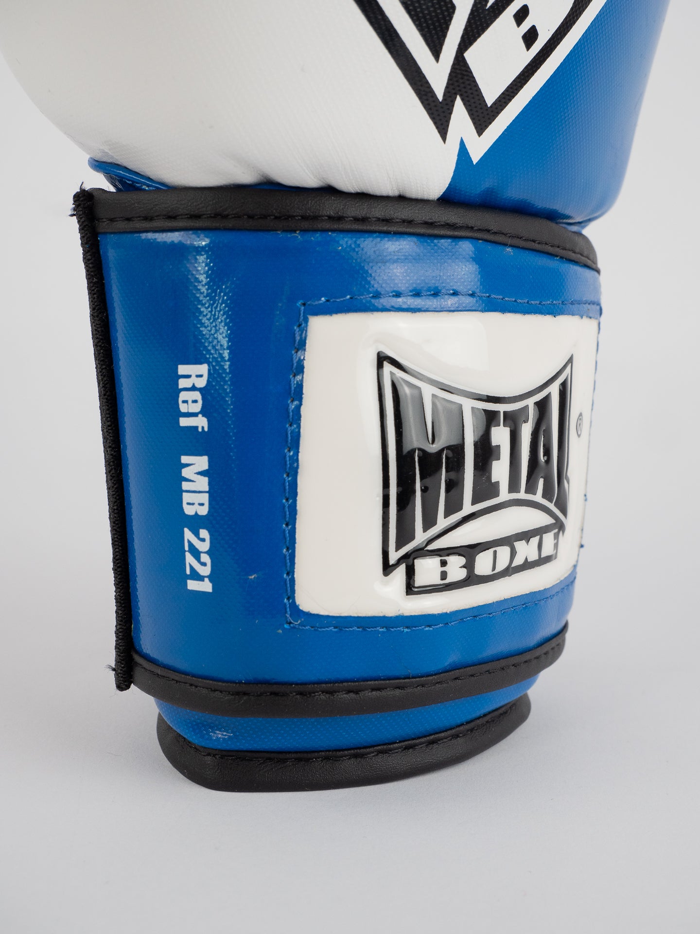 COMPETITION BOXING GLOVES BLUE WHITE RED