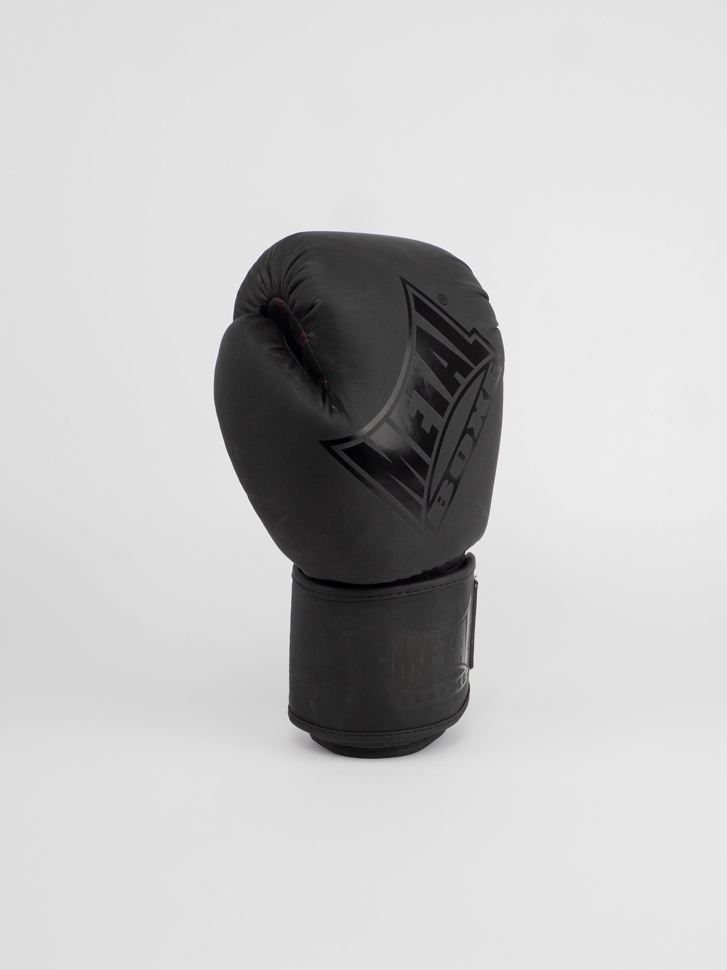 BLACK THAI BOXING GLOVES