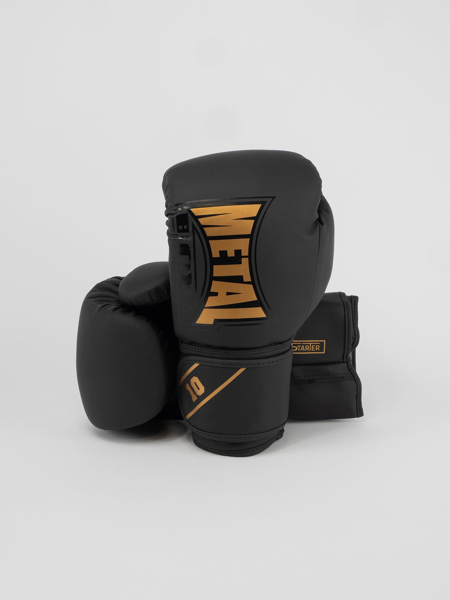 GANTS DE BOXE STARTER NOIR OR