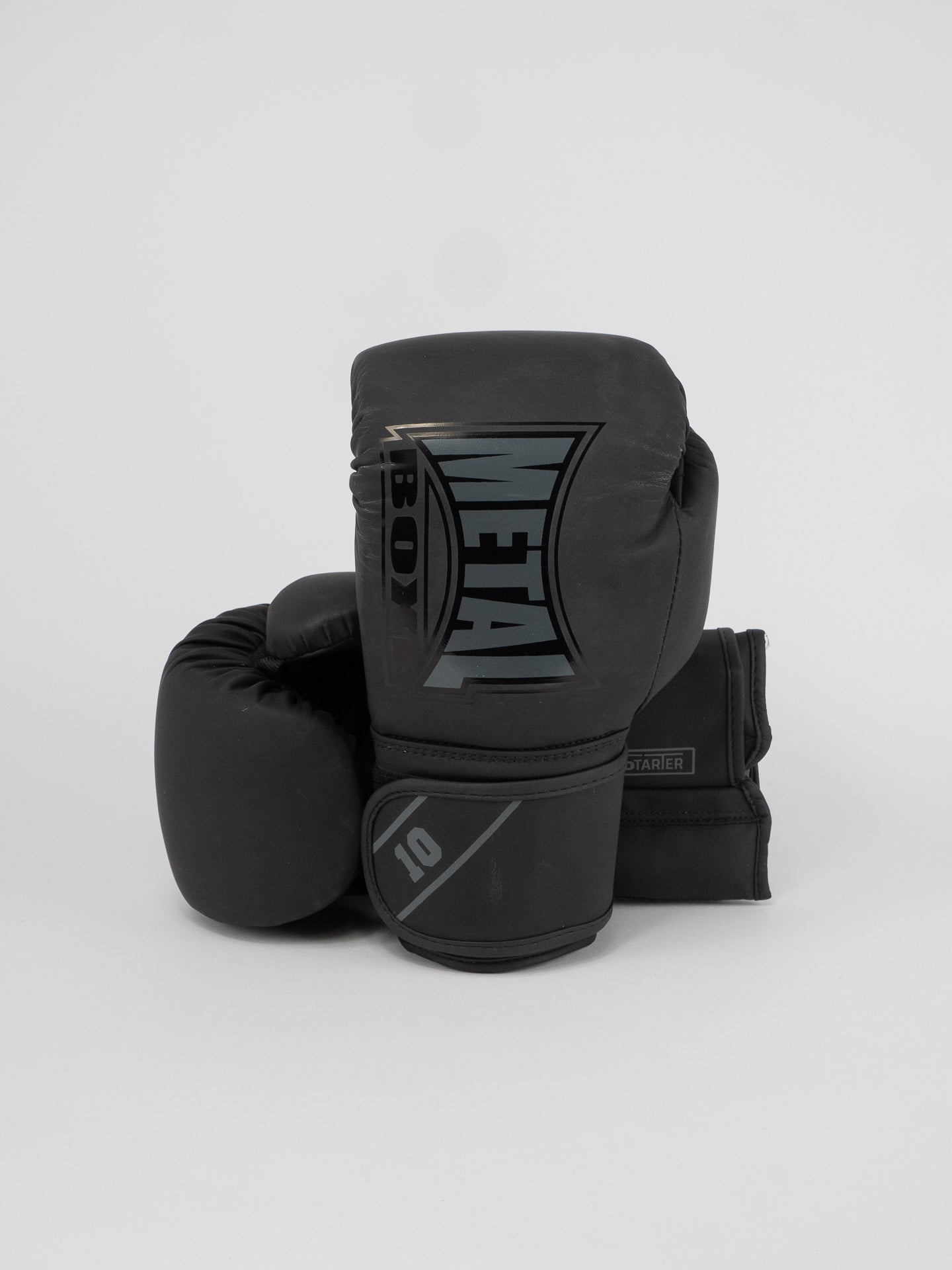 GANTS DE BOXE STARTER NOIR GRIS