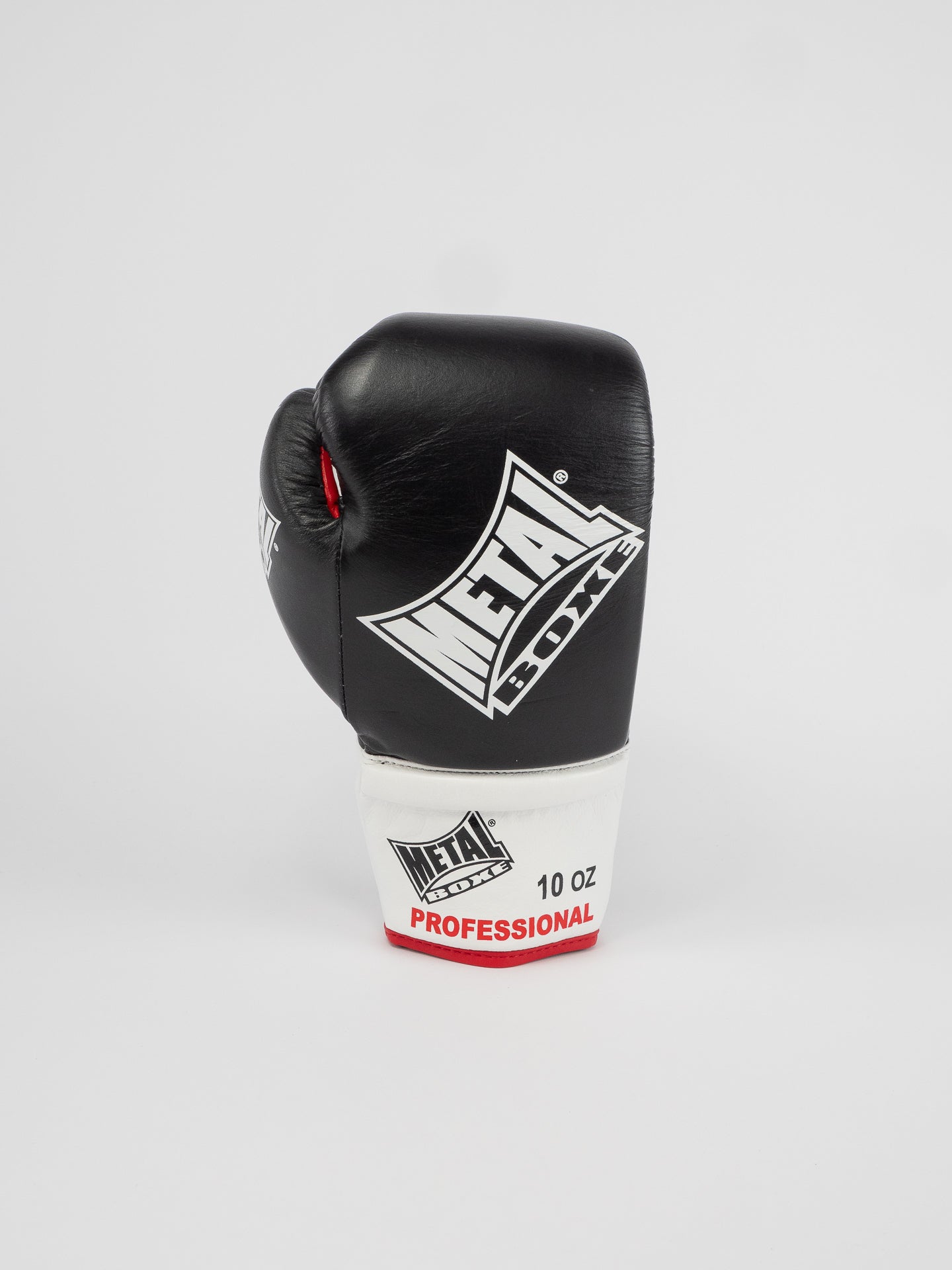 PRO SIRIUS BLACK LEATHER BOXING GLOVES
