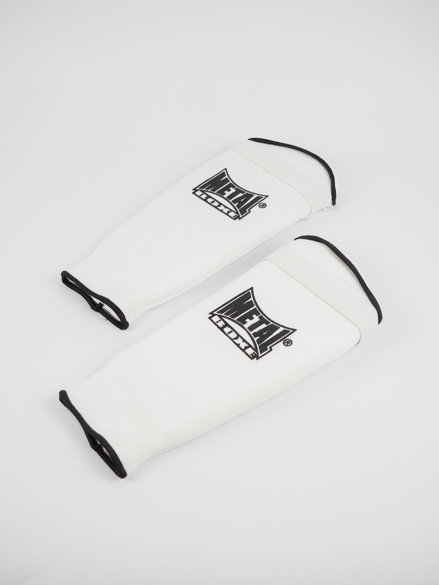 WHITE COTTON ELAST SHIN PROTECTOR