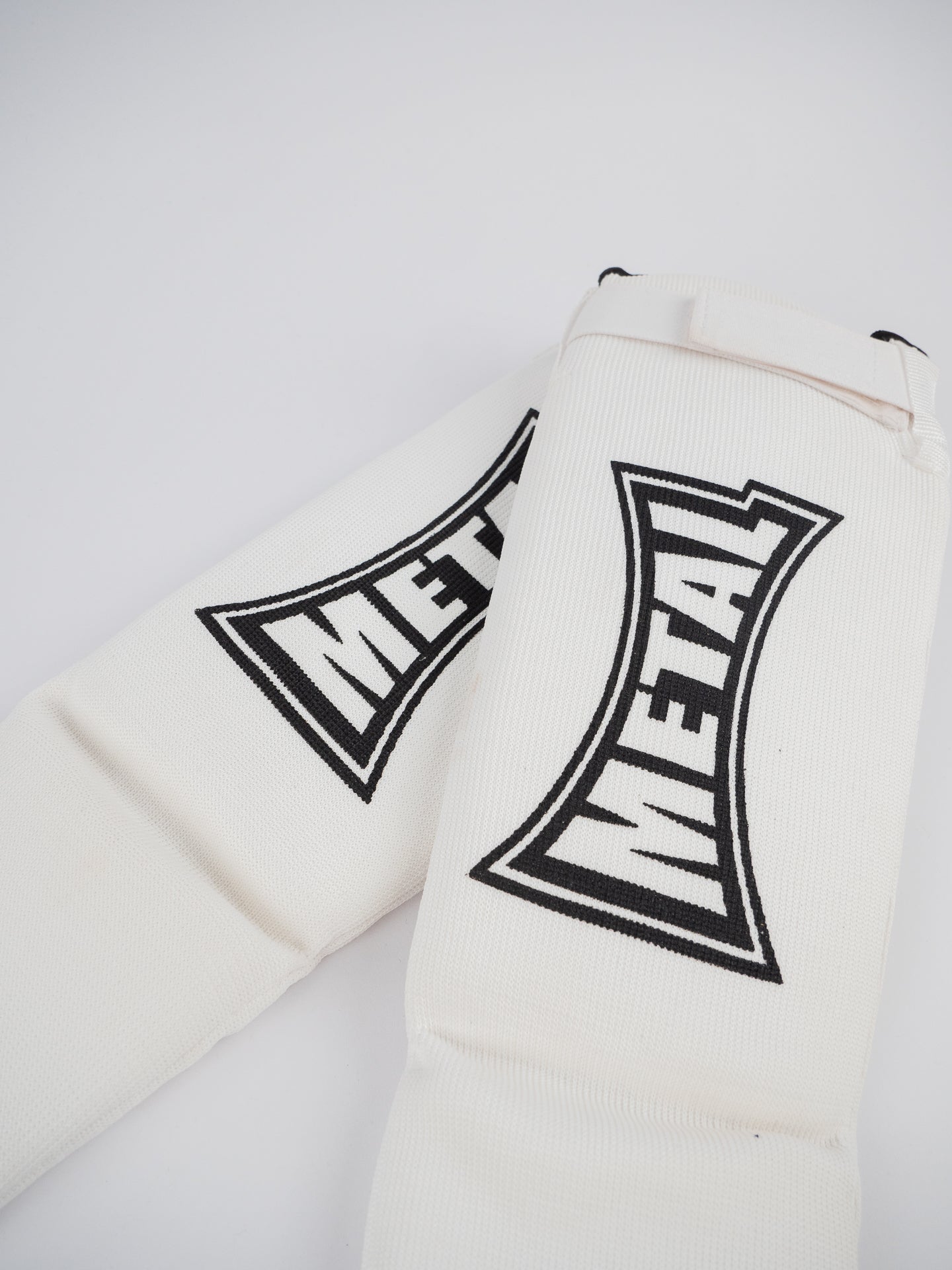 COTTON ELAST SHIN+FOOT PROTECTOR. WHITE
