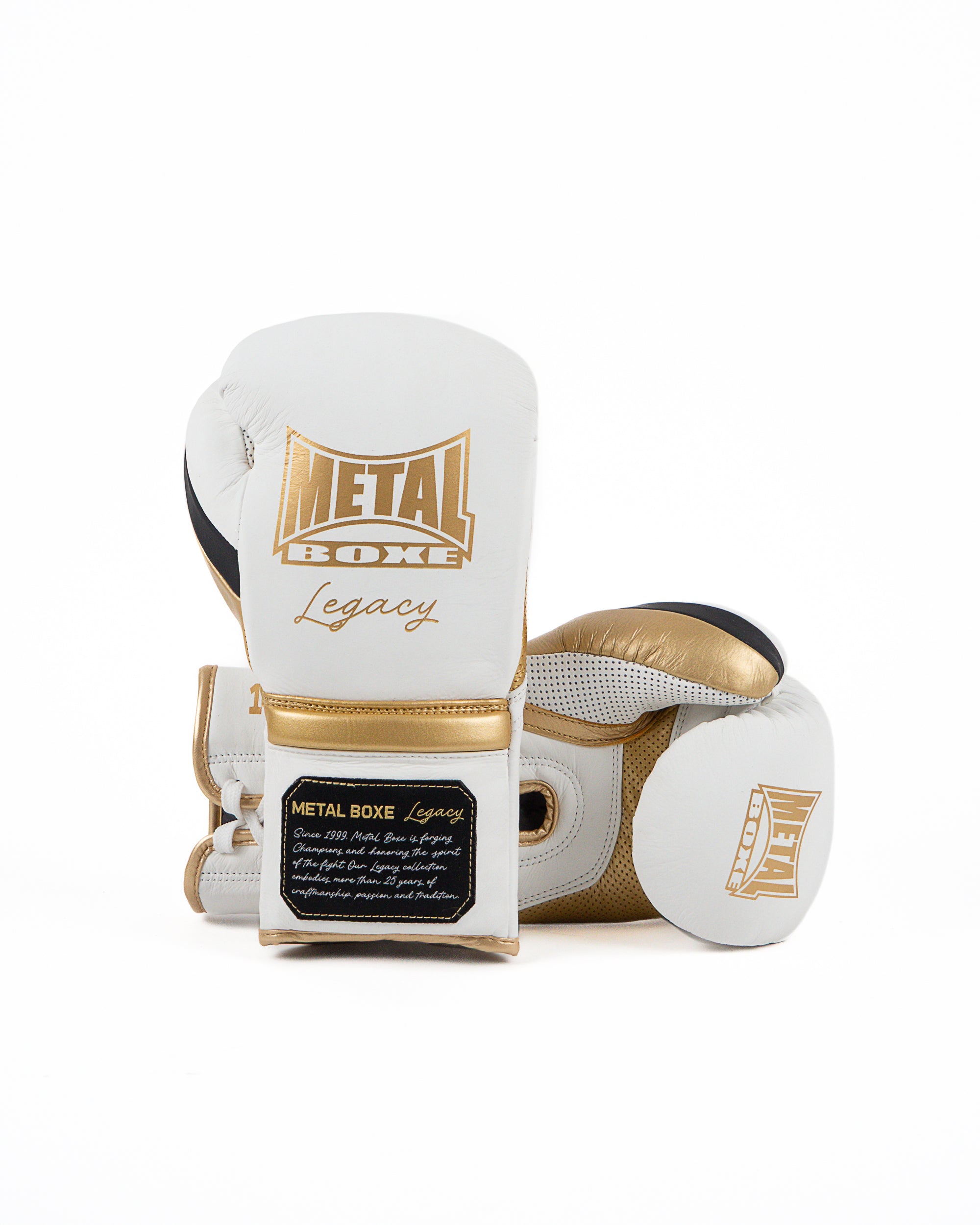 LEGACY HORSE HAIR WHITE BOXING GLOVES