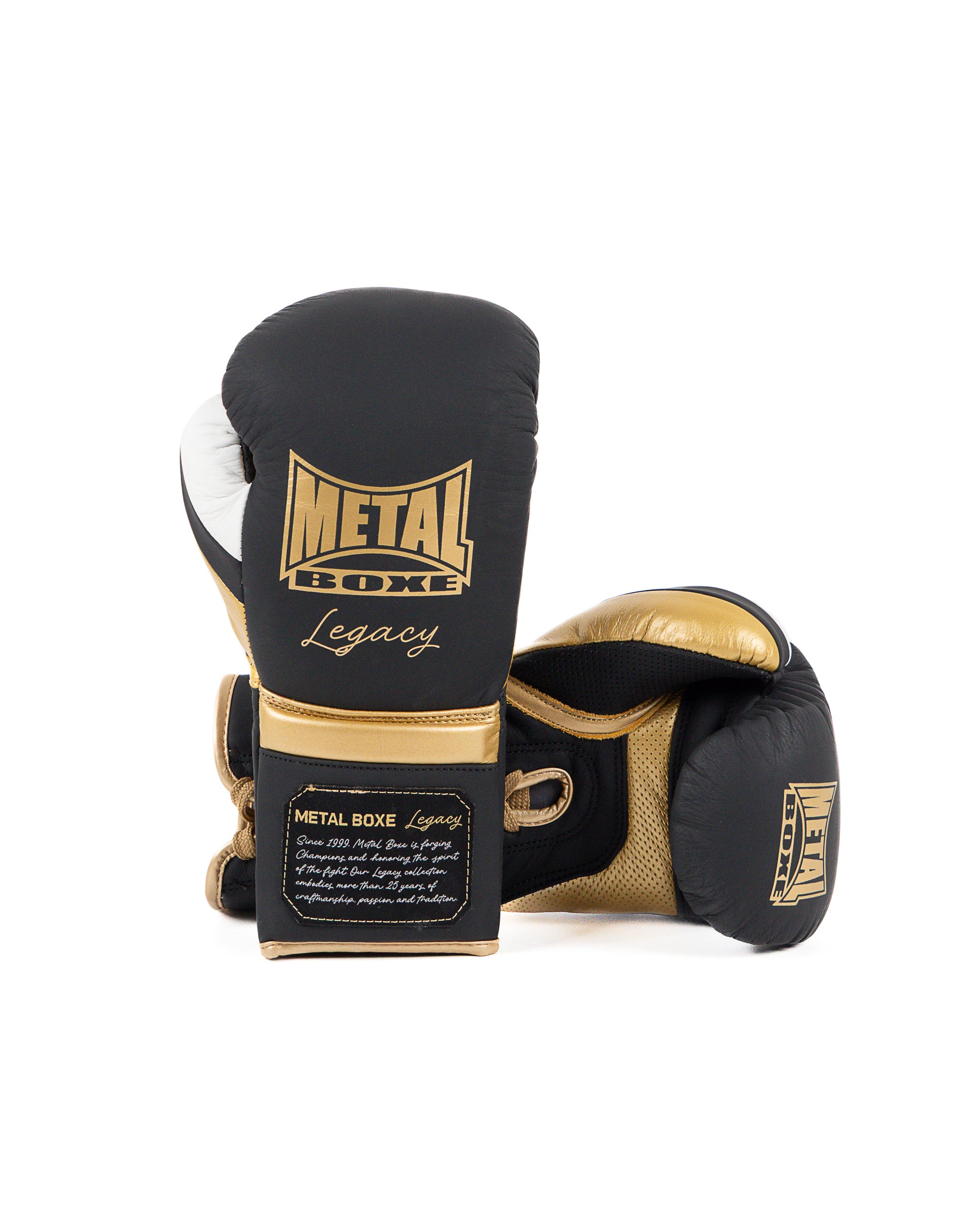LEGACY BOXING GLOVES, BLACK, WITH HORSE HAIR