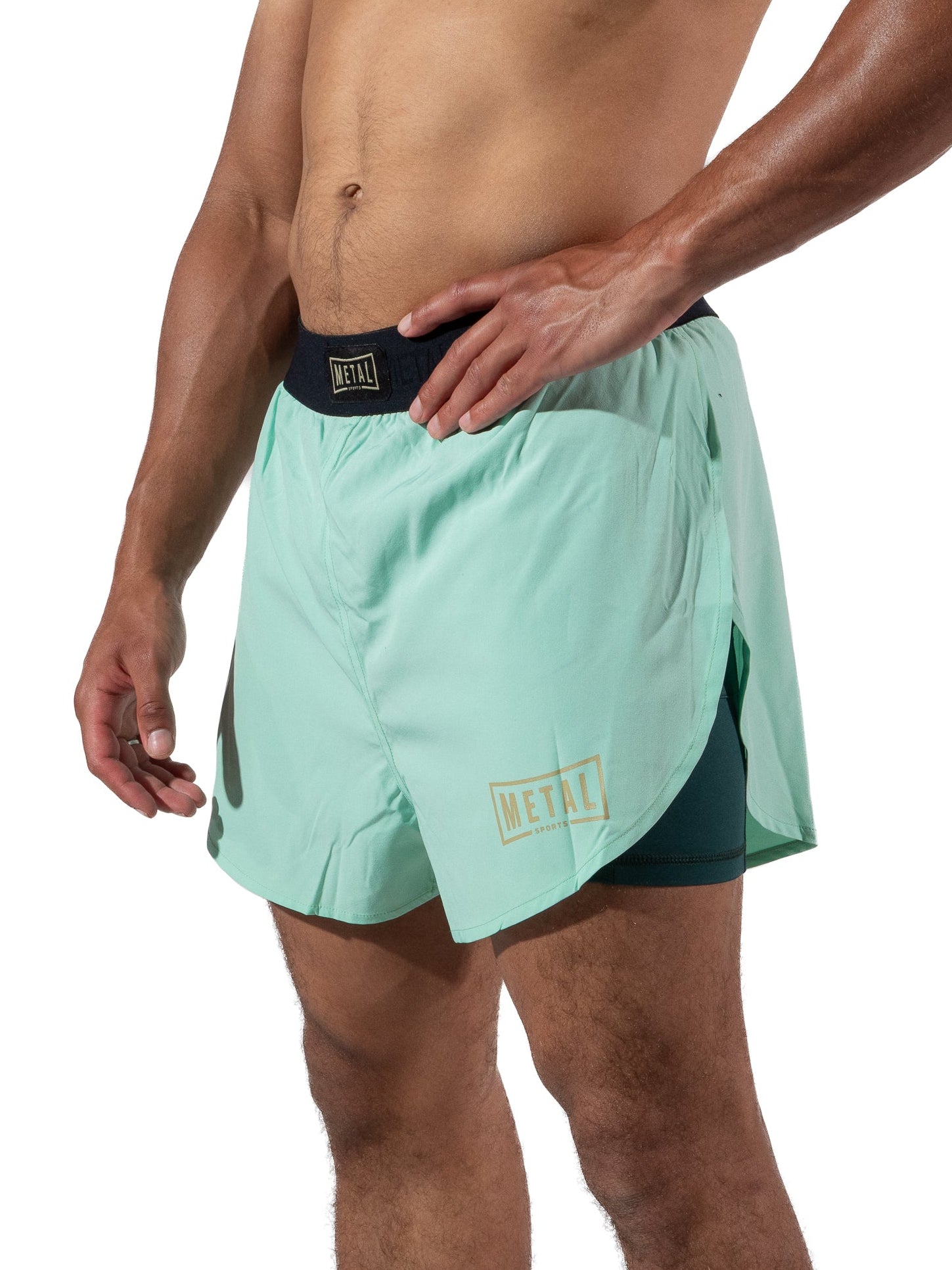 FIGHT SHORT 2IN1 DEEP WATERS