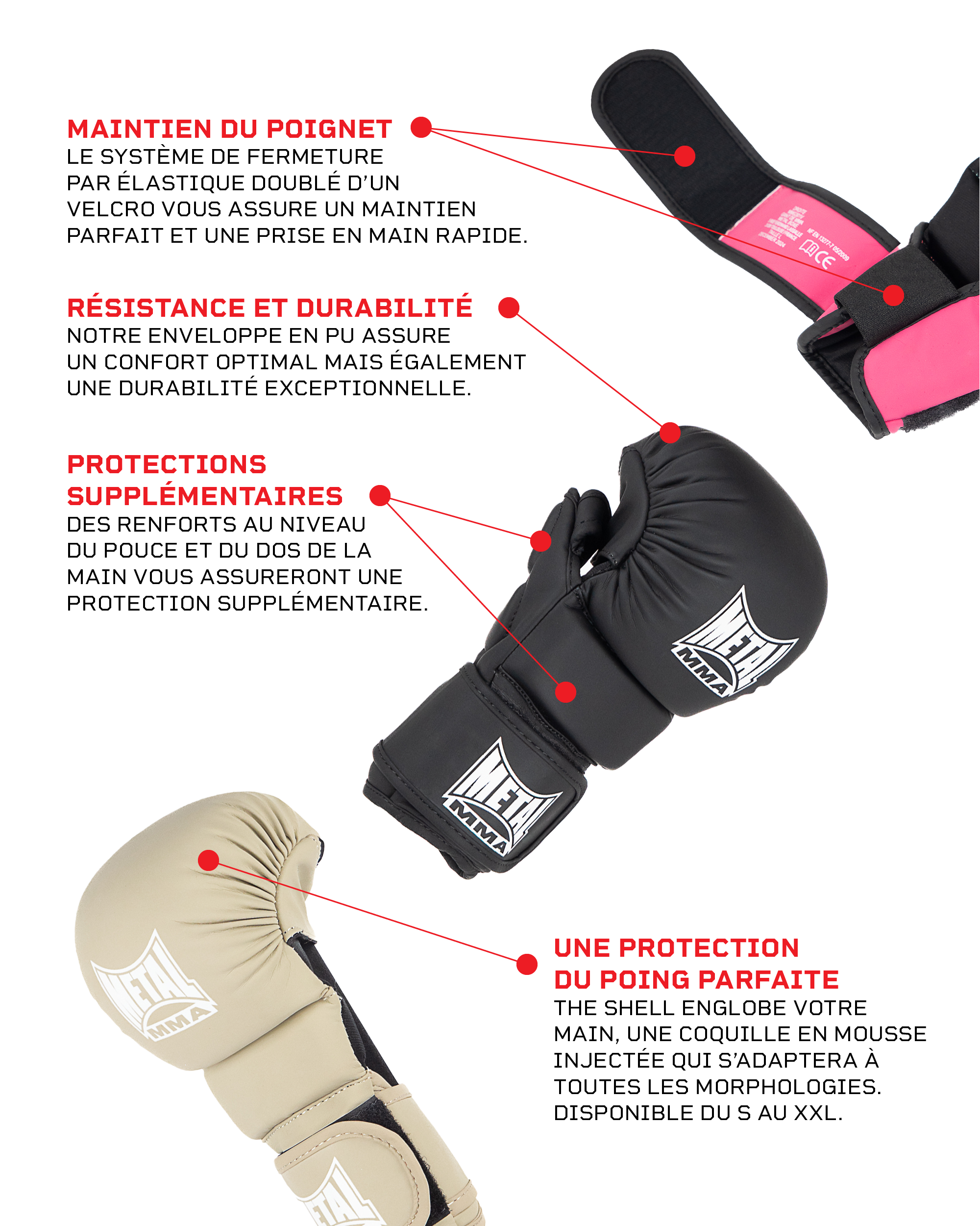 GANTS MMA SPARRING "THE SHELL" MIRROR