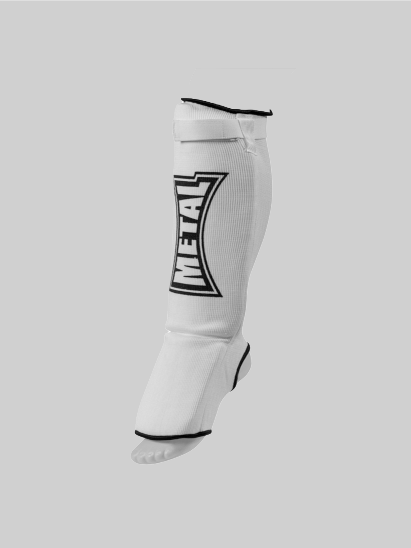 COTTON ELAST SHIN+FOOT PROTECTOR. WHITE
