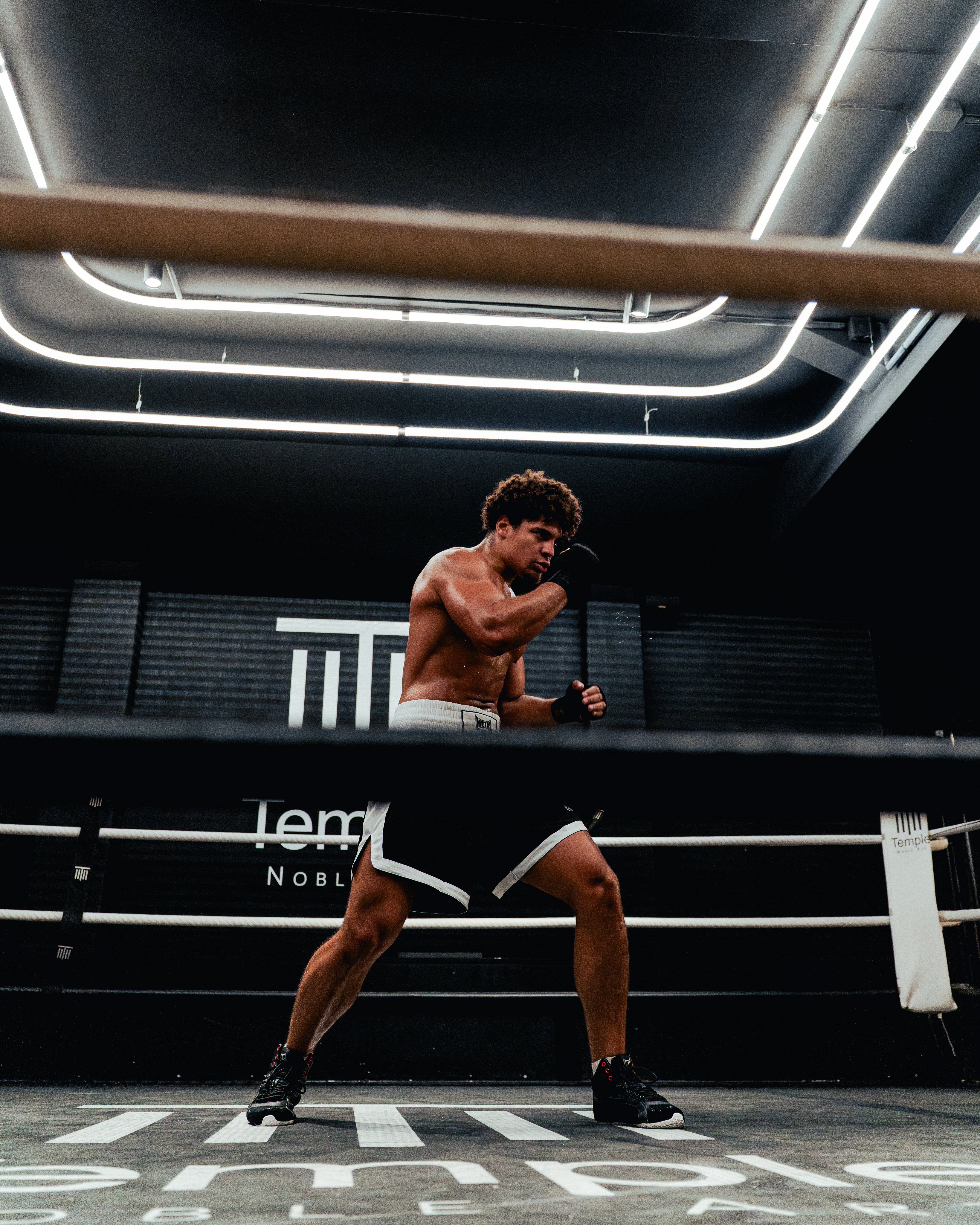SHORT DE BOXE ONE NOIR