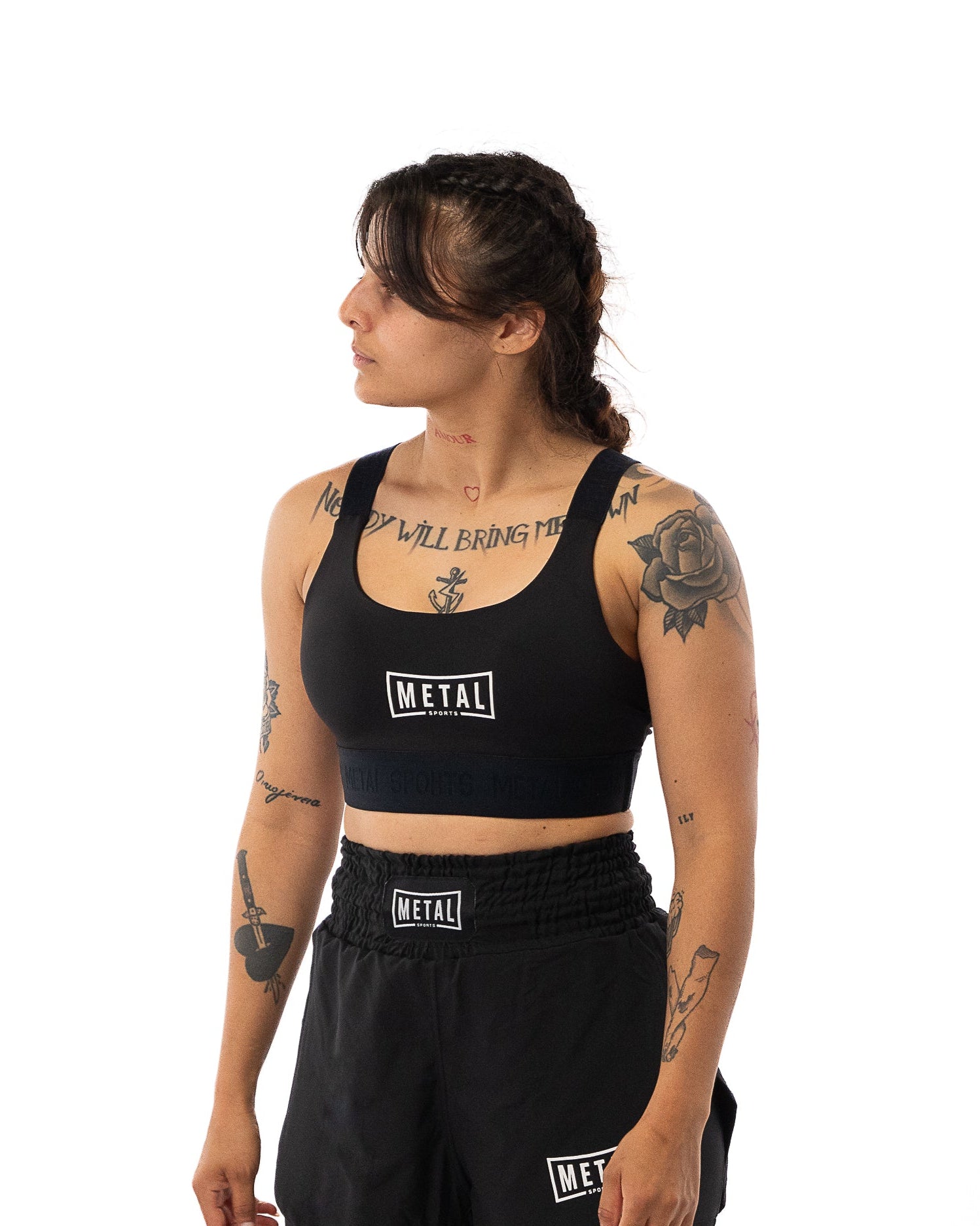 BRASSIERE ELASTIQUE FEMME NOIR