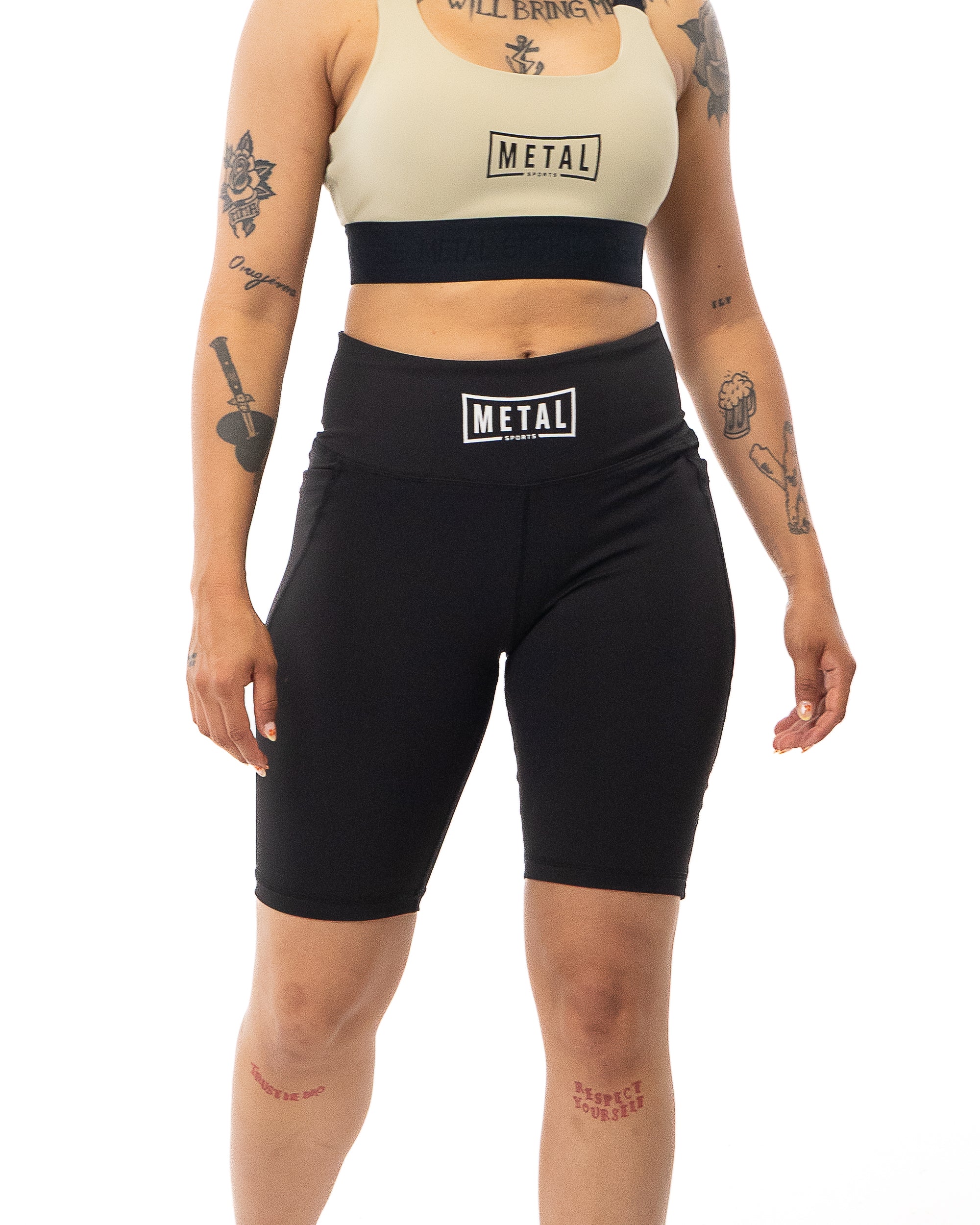 SHORT DE COMPRESSION FEMME NOIR