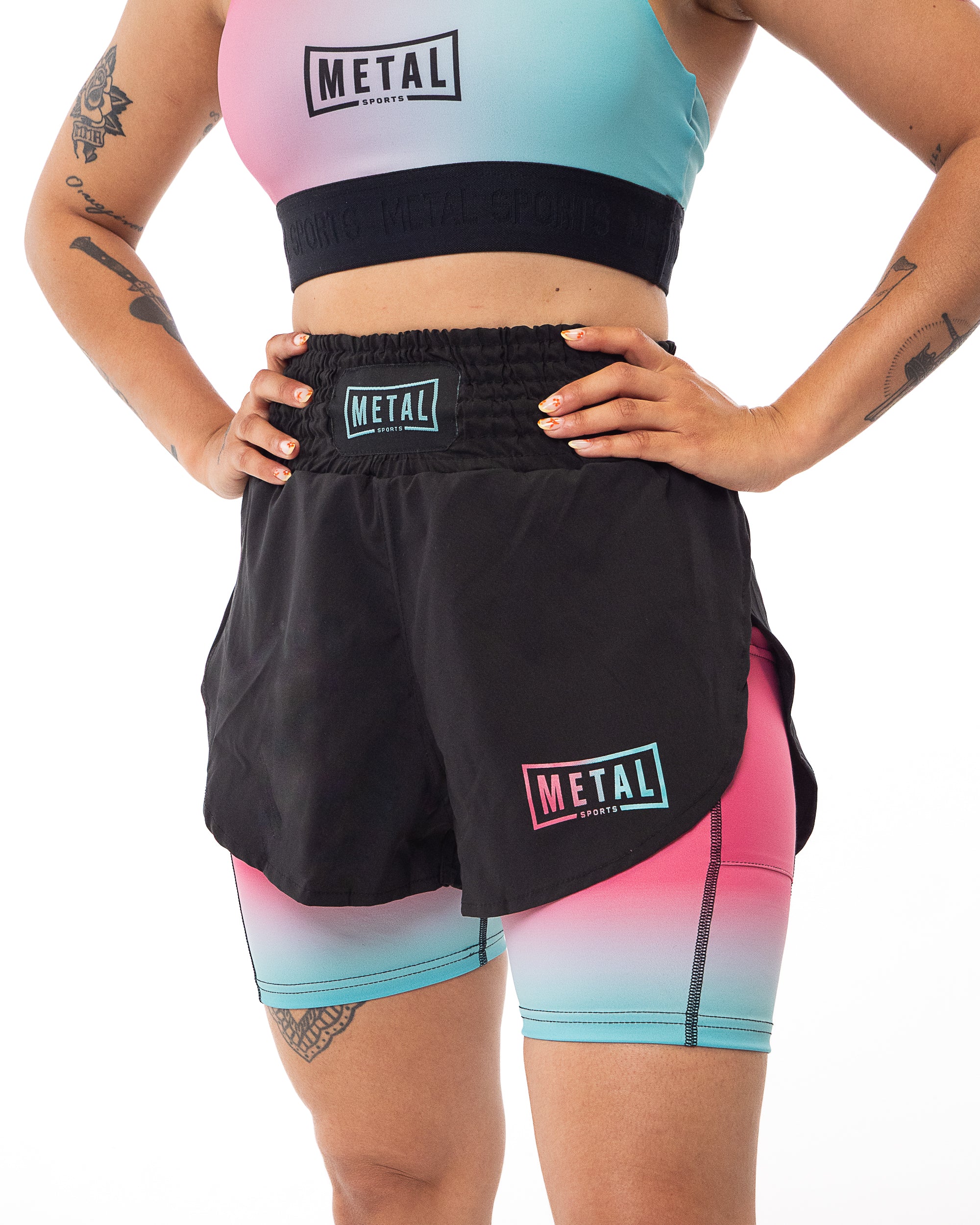 SHORT 2IN1 FEMME MIAMI VICE