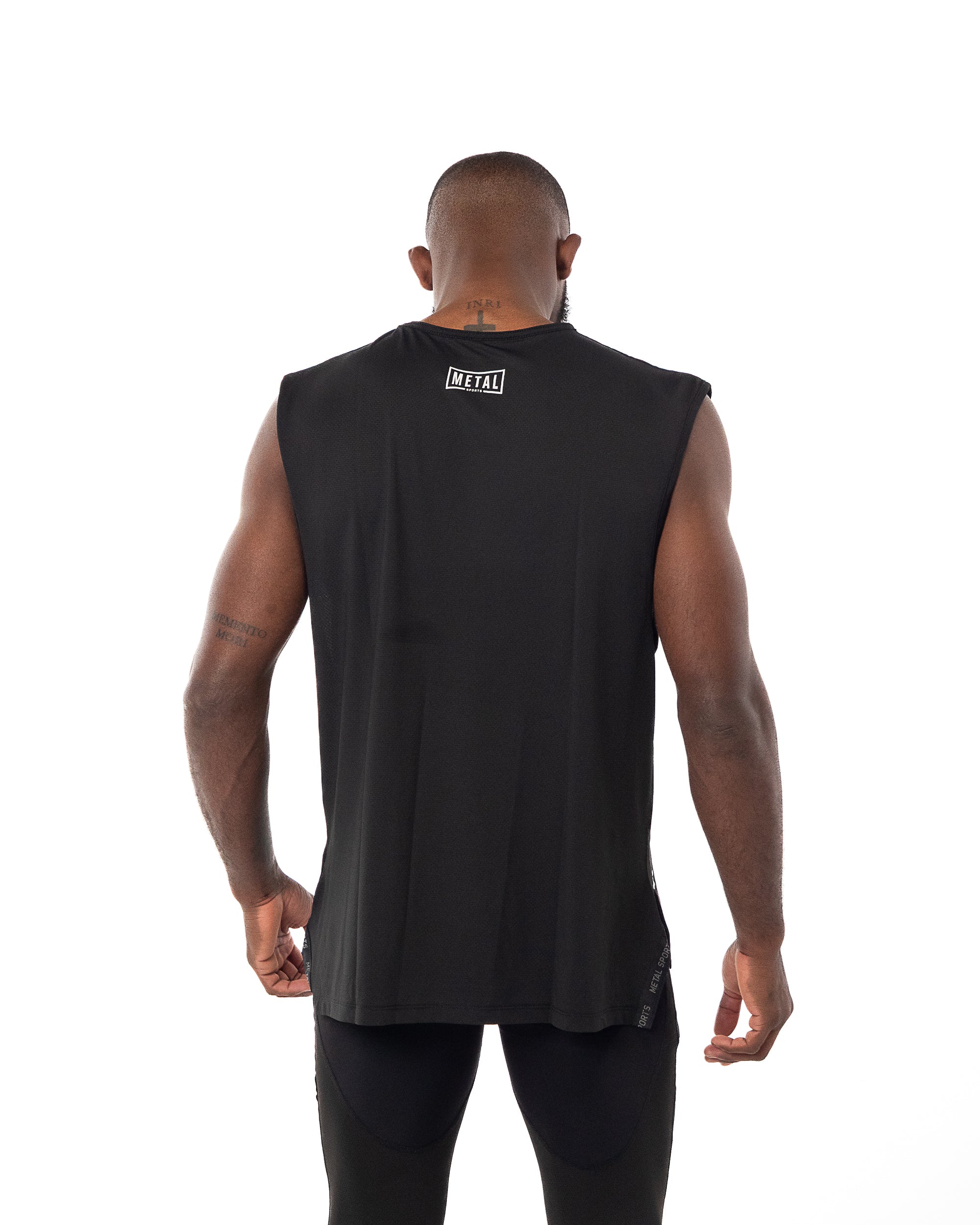 OVERSIZED TRAINING TANK NOIR