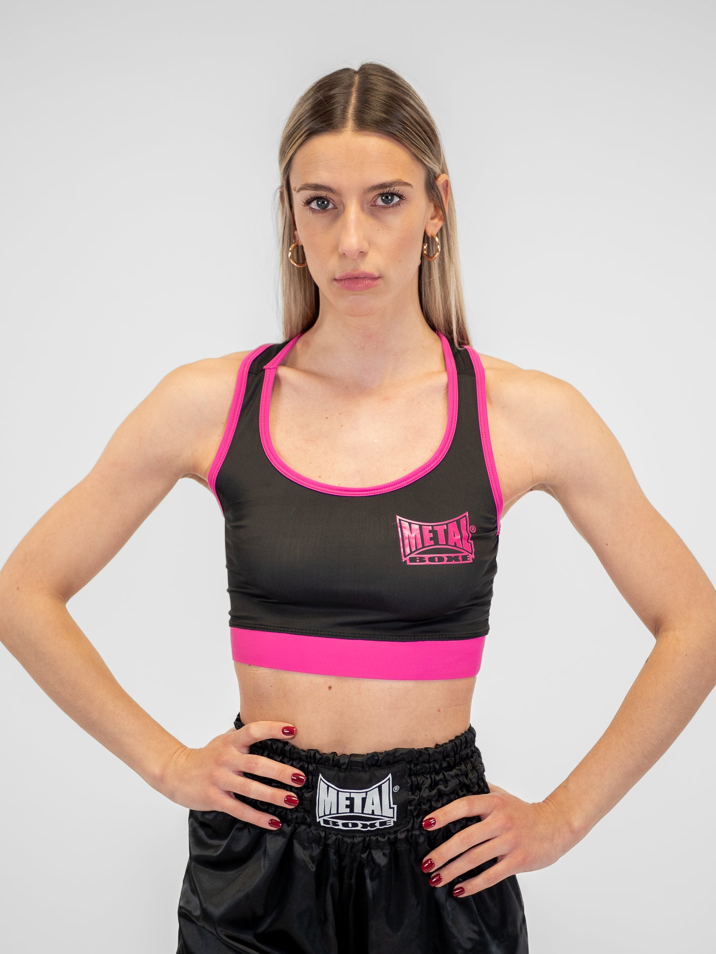 PACK MUAY-THAÏ NOIR ROSE FEMME