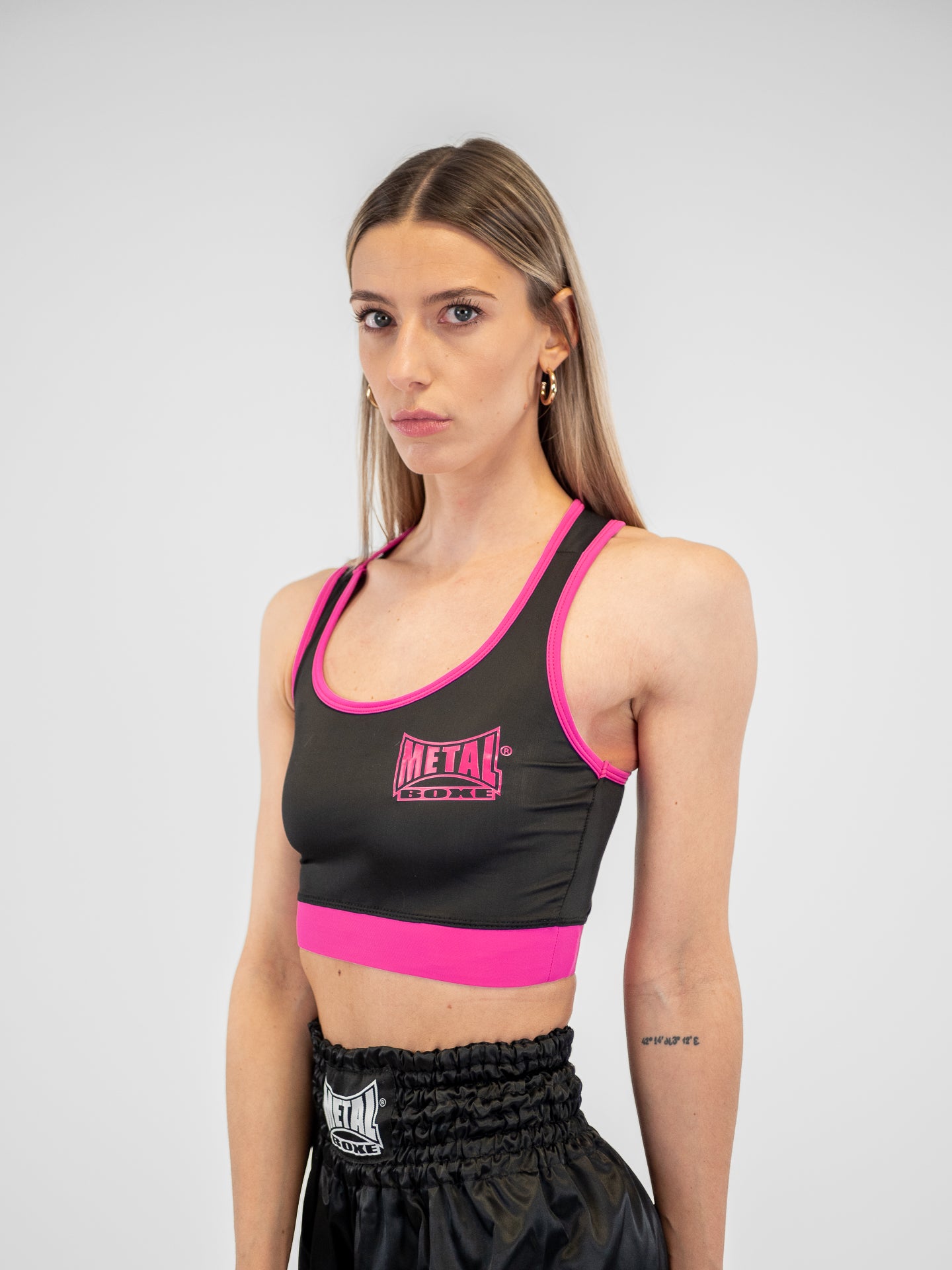 PACK MUAY-THAÏ NOIR ROSE FEMME