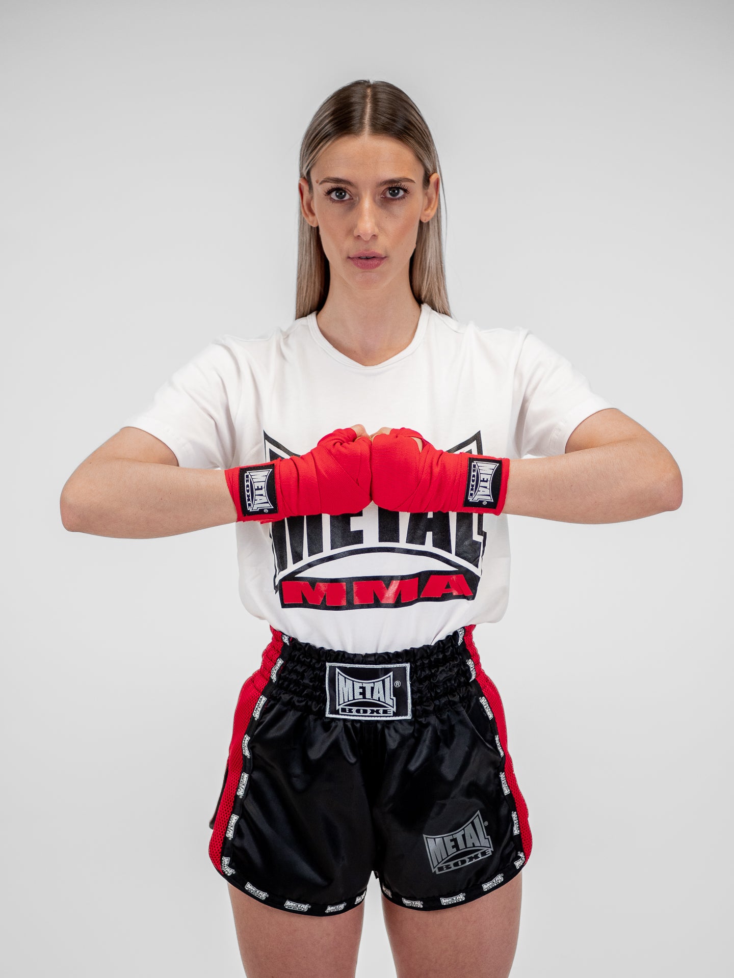 T-SHIRT MMA VISUAL BLANC FEMME