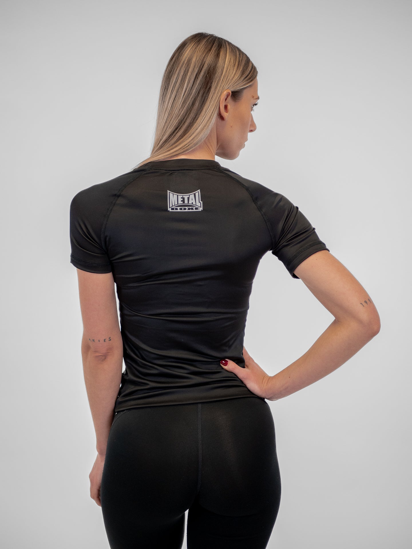 RASHGUARD FEMME CAMO NOIR