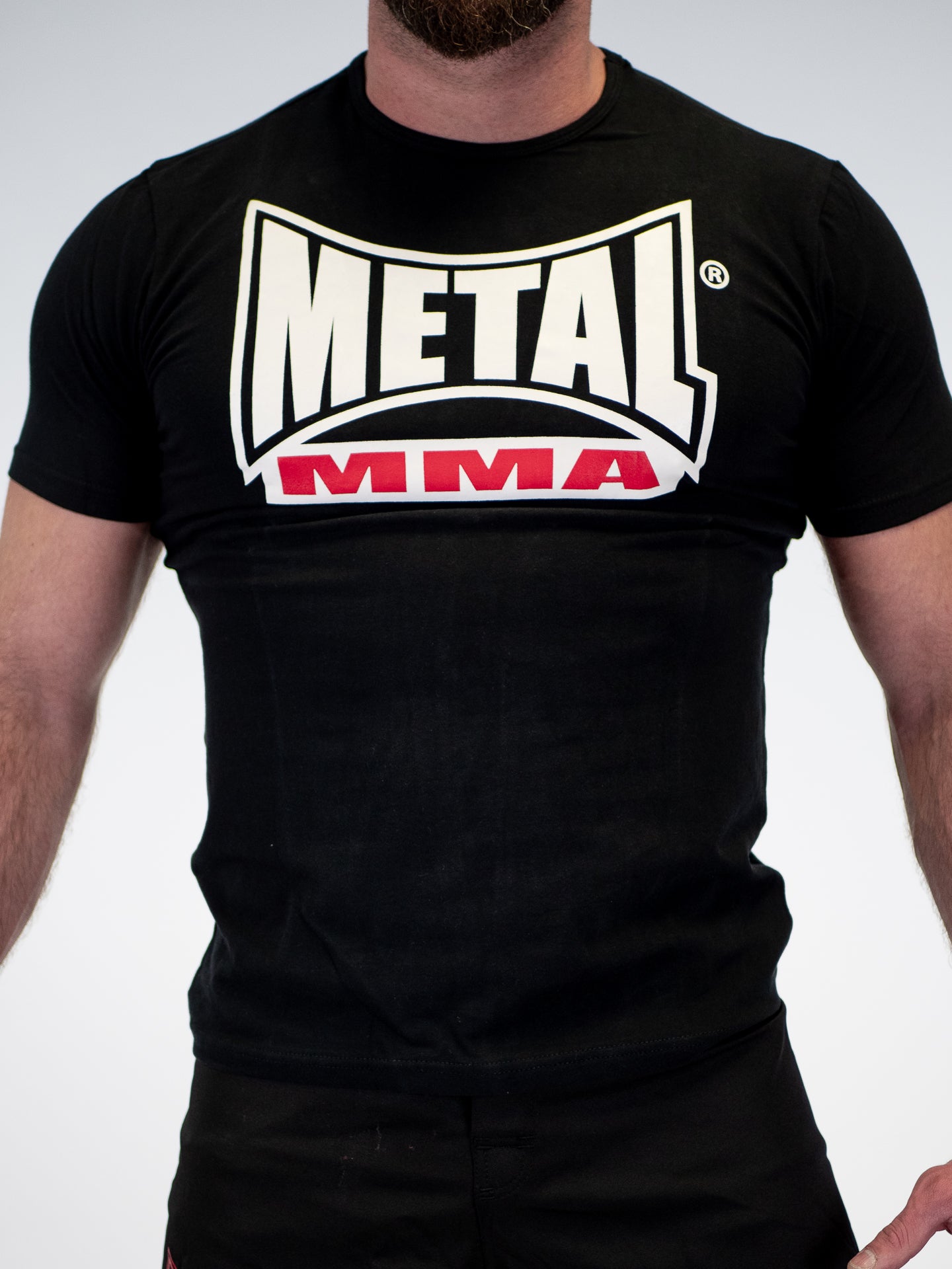 T-SHIRT MMA VISUAL NOIR HOMME